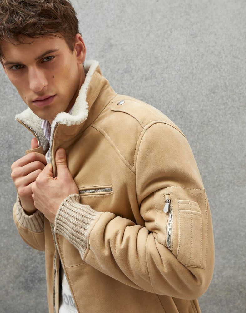 Brunello Cucinelli Jacket in Beige Size US L / EU 52-54 / 3 - 3 Thumbnail