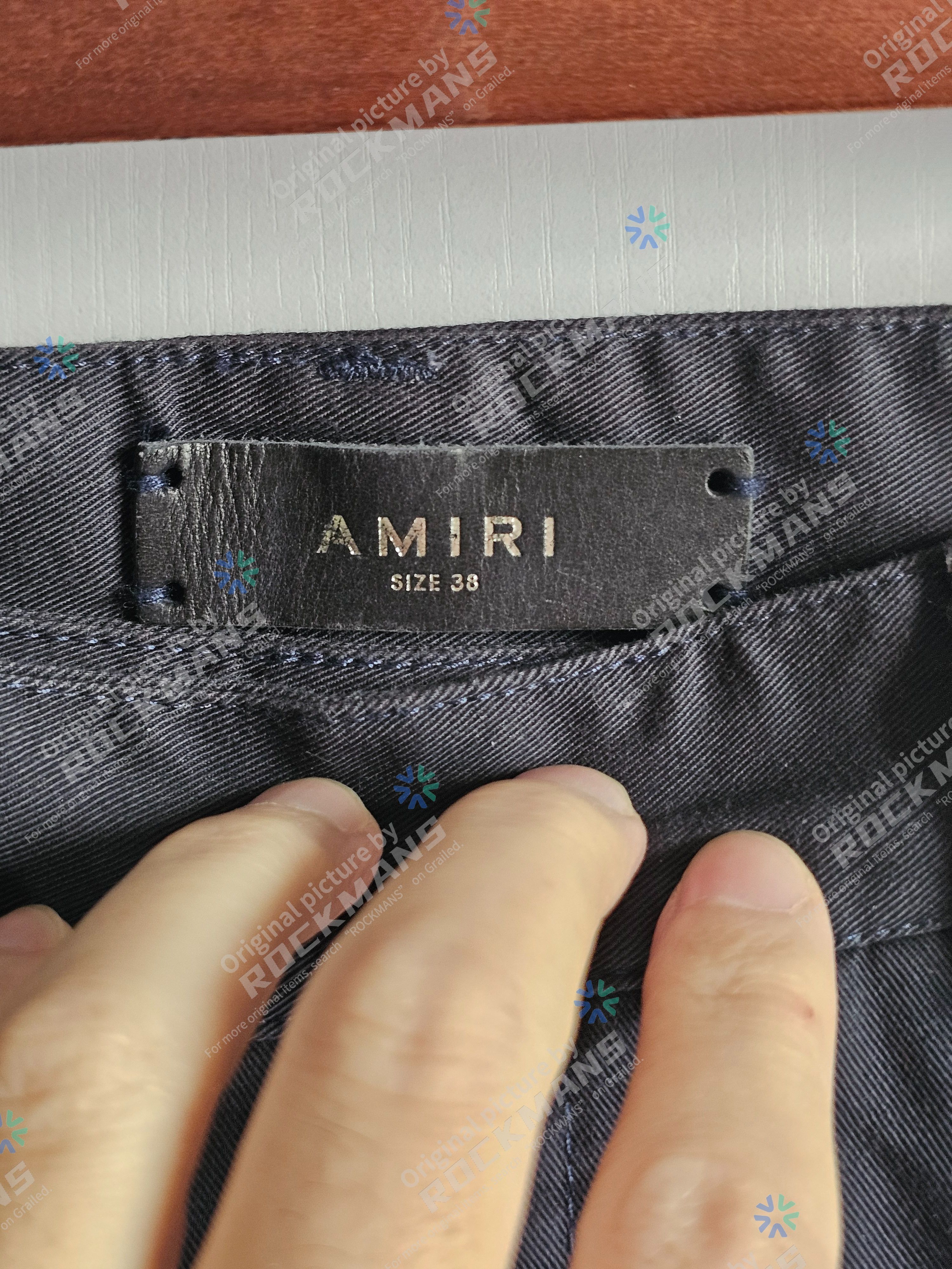 Amiri Amiri High-Waisted Wide-Leg Workwear Pants Size 38 Size 26" / US 2 / IT 38 - 3 Thumbnail