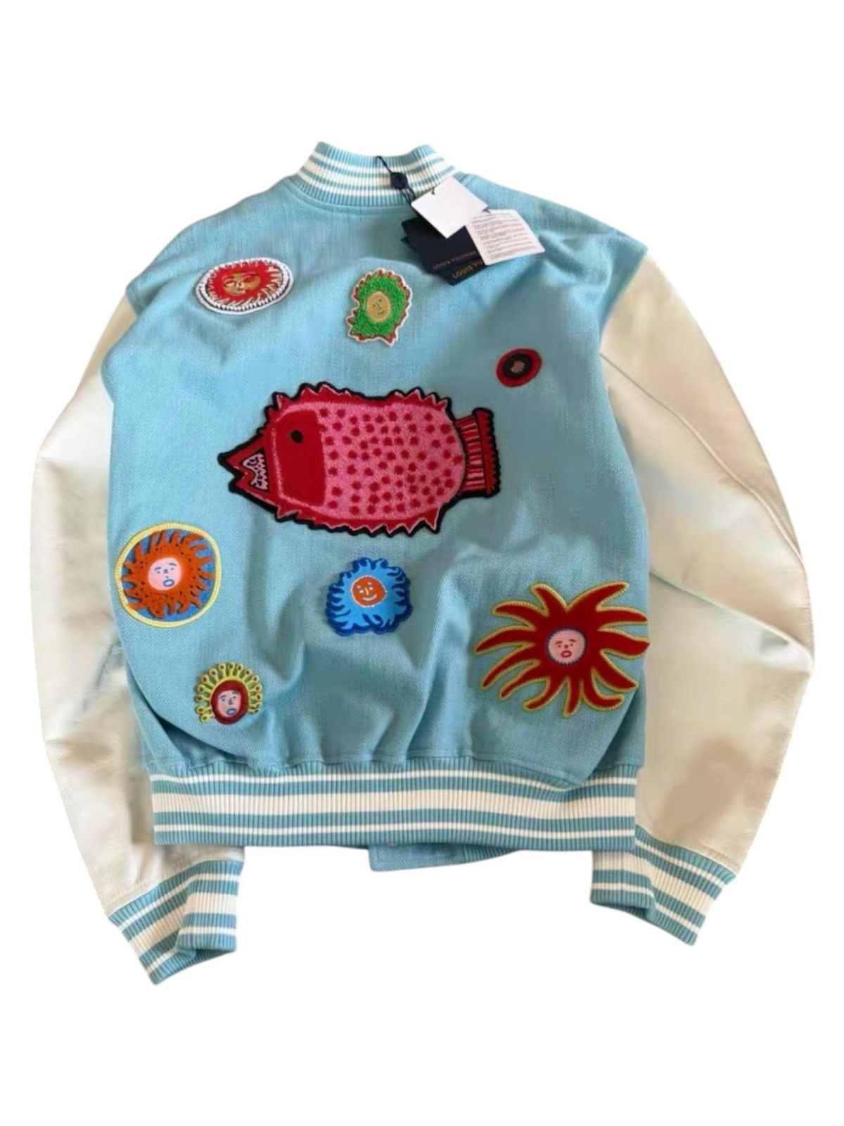 Louis Vuitton × Yayoi Kusama Louis Vuitton x Yayoi Kusama 52 Embroidered Varsity Jacket Size US L / EU 52-54 / 3 - 2 Thumbnail