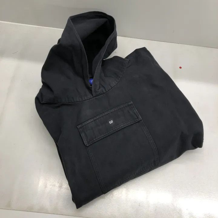 Balenciaga Balenciaga YEEZY x Gap x Balenciaga Black Anorak Jacket -2 Size US S / EU 44-46 / 1 - 2 Thumbnail