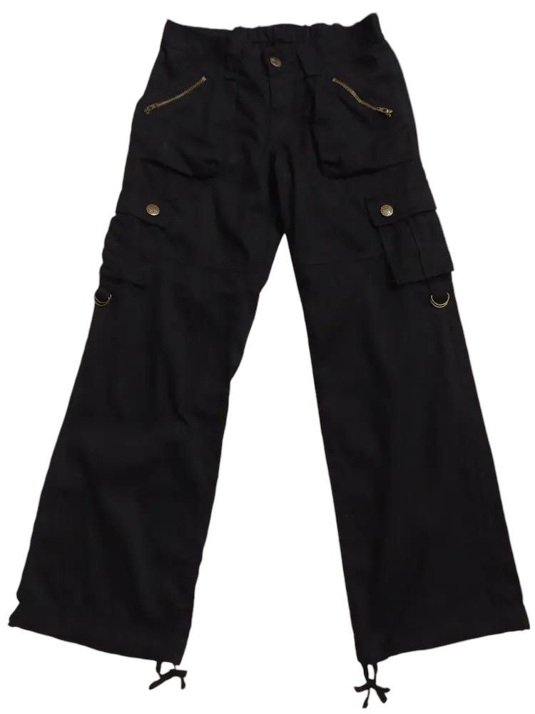 Other Unknown Black Cargo Japanese Multipocket Tactical Pants Size US 29 - 1 Thumbnail