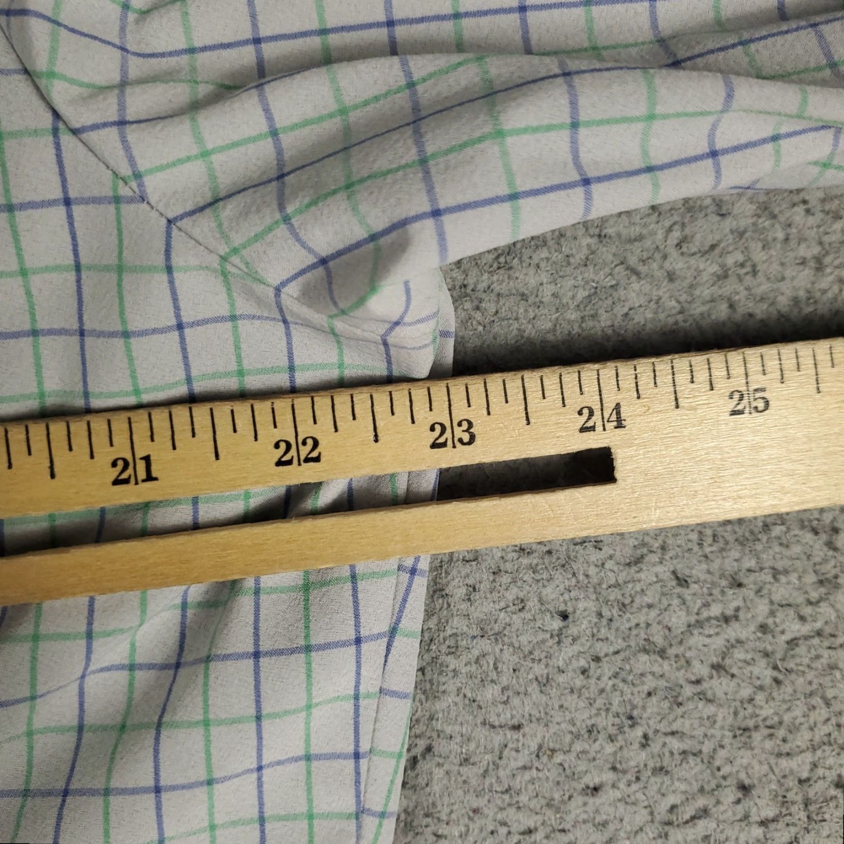 Mizzen+Main Mizzen+Main Shirt Mens L Gray Blue Check Slim Fit Stretch Button Up Shirt Size US L / EU 52-54 / 3 - 5 Thumbnail