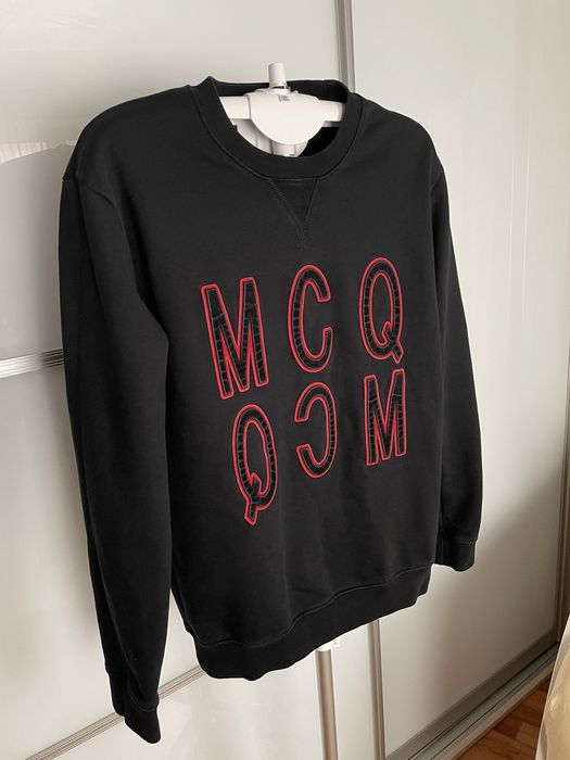 Mcq alexander mcqueen velvet logo outlet sweatshirt