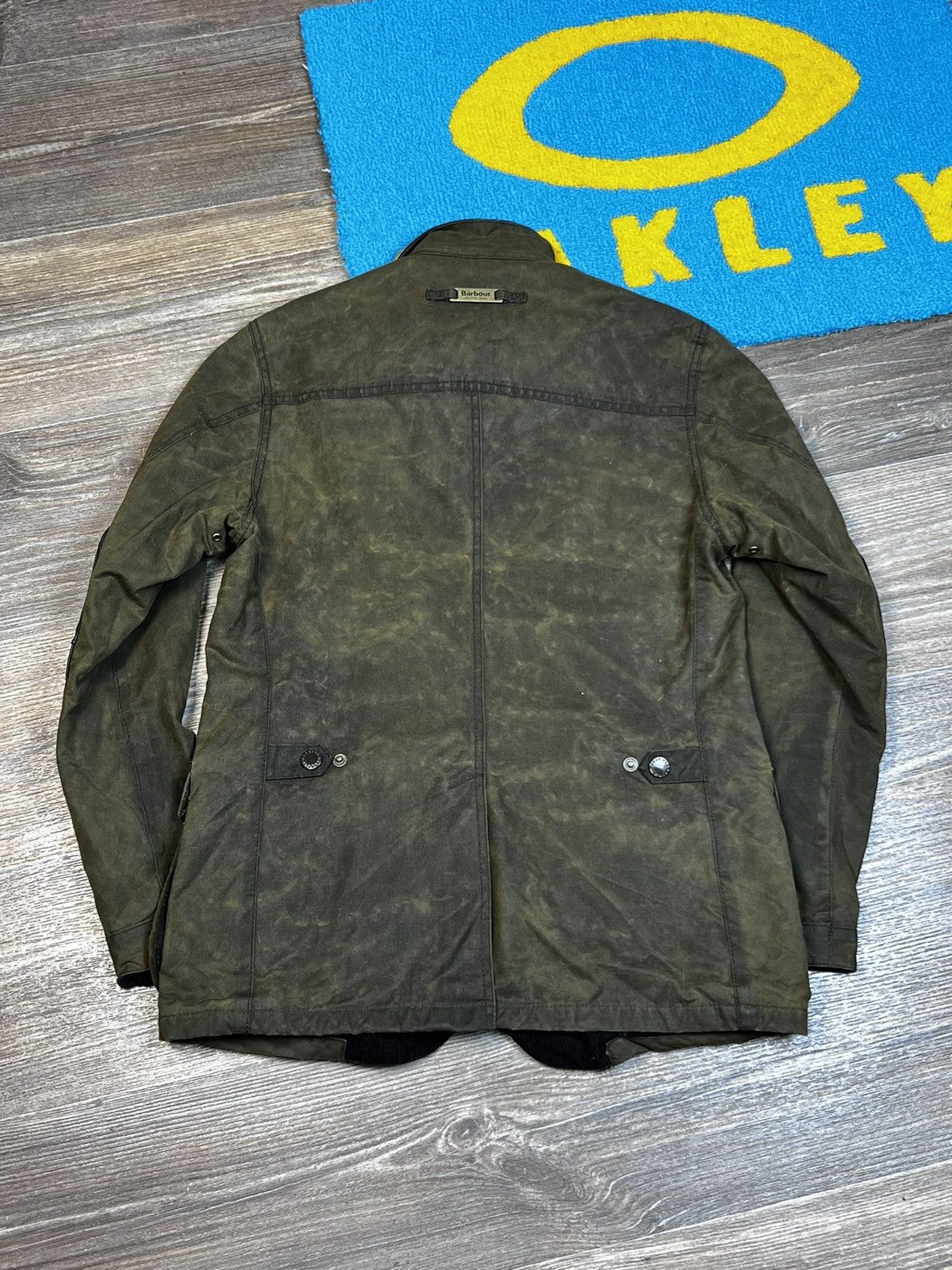 Barbour Barbour Ogston Green Waxed Jacket with Elbow Size US S / EU 44-46 / 1 - 9 Thumbnail