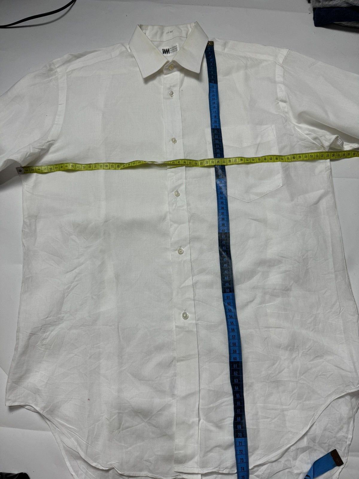 Issey Miyake Issey Miyake White Button Shirt Size US L / EU 52-54 / 3 - 6 Thumbnail
