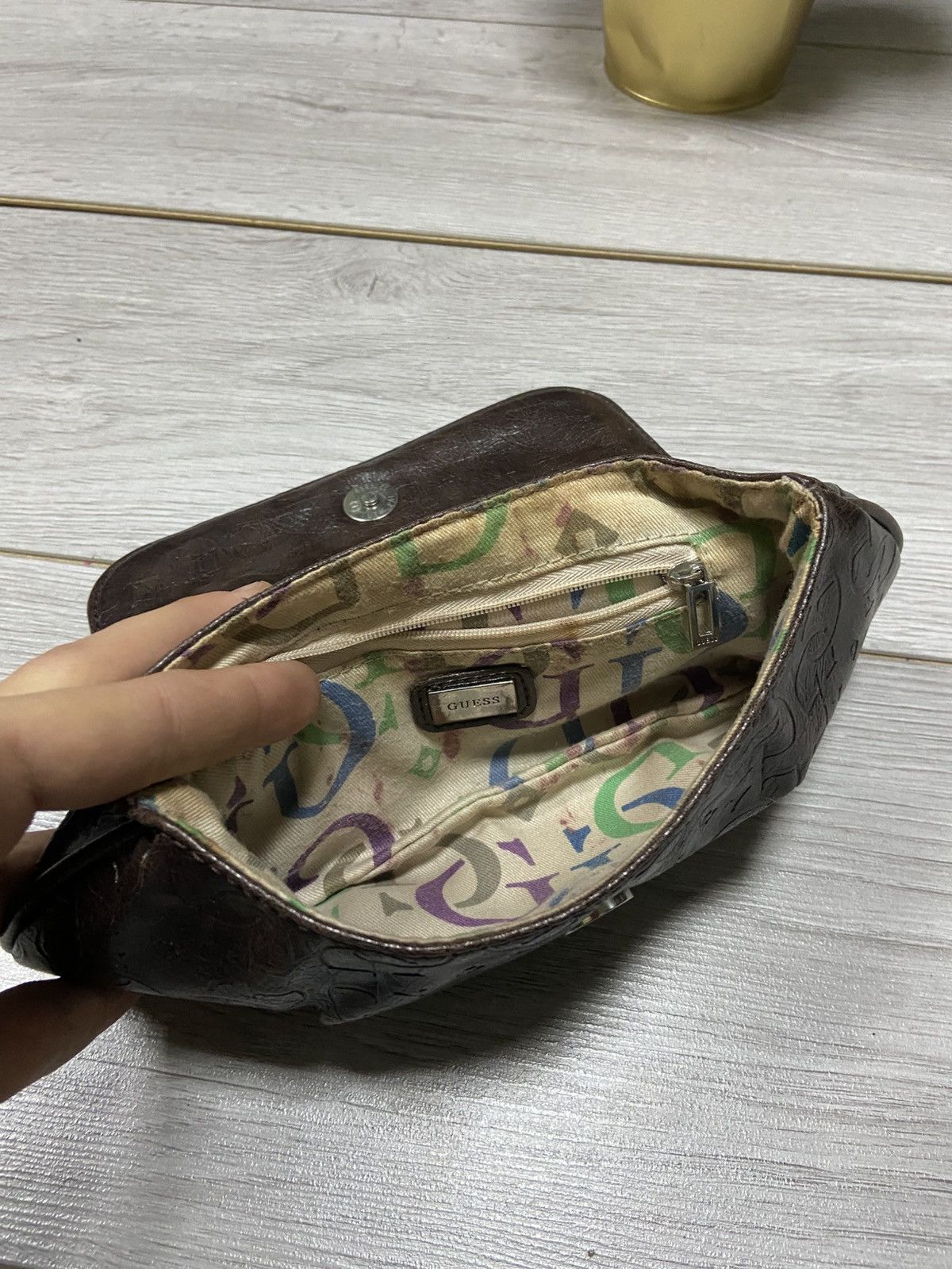 Guess Guess leather vintage small bag pouch Size ONE SIZE - 5 Thumbnail