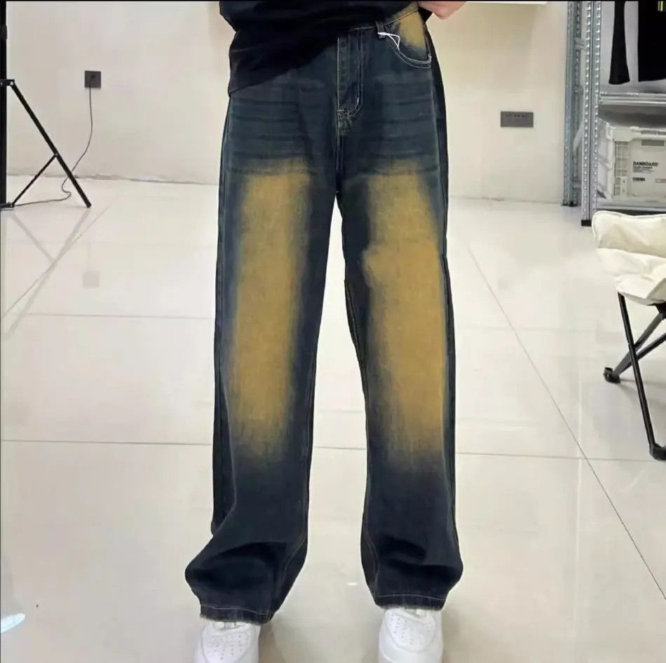 Japanese Brand Retro straight leg washed jeans Size US 30 / EU 46 - 4 Thumbnail