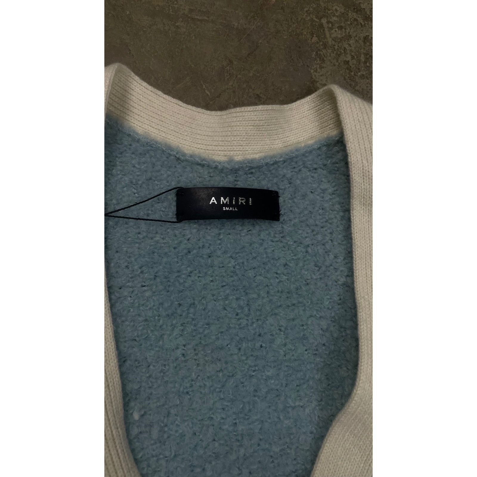 Amiri Amiri Light Blue Cardigan Used Small Size US S / EU 44-46 / 1 - 2 Thumbnail