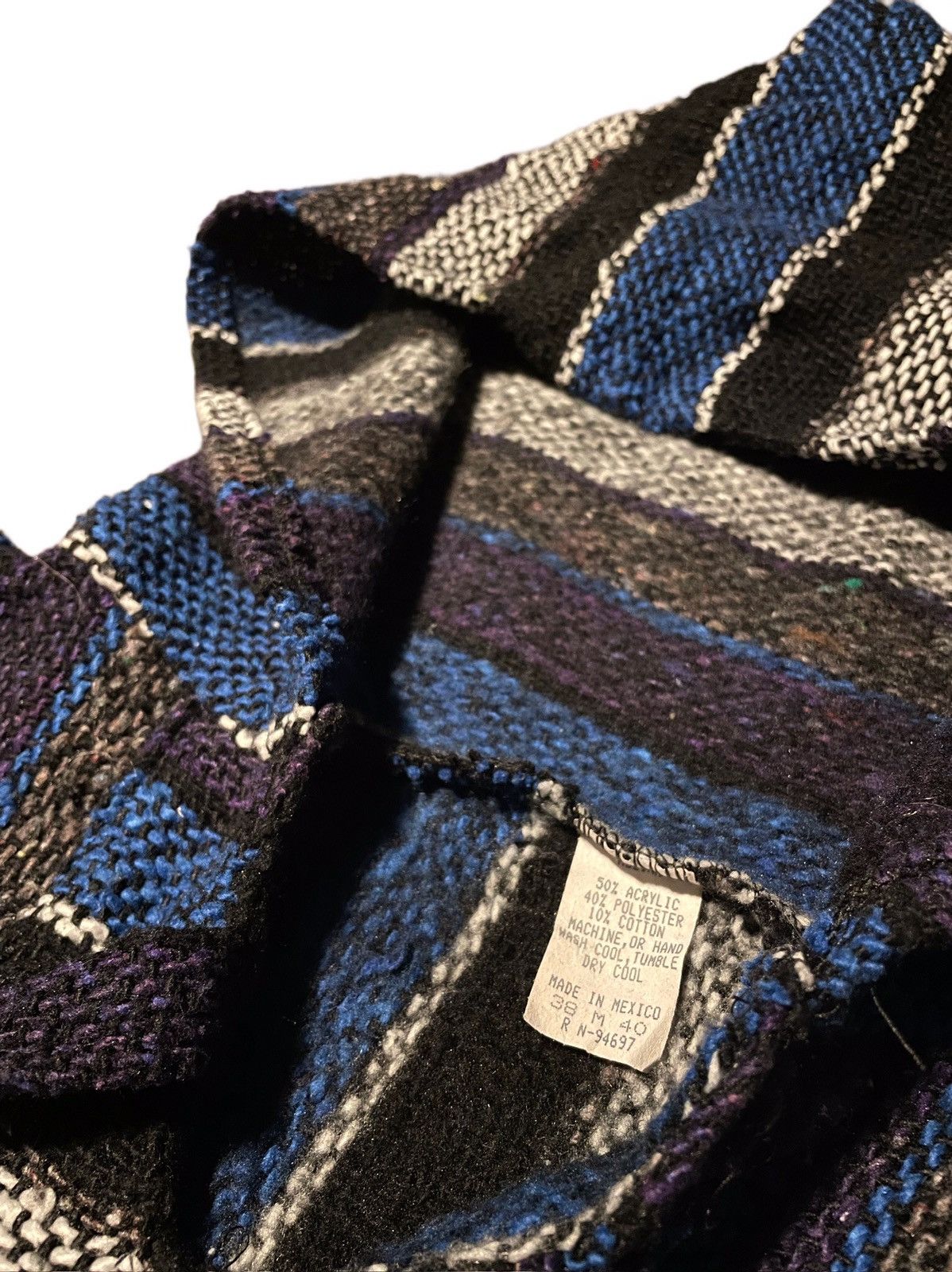 Earth Ragz × Vintage Vintage 90s Drug Rug made in mexico Size US XXL / EU 58 / 5 - 4 Thumbnail