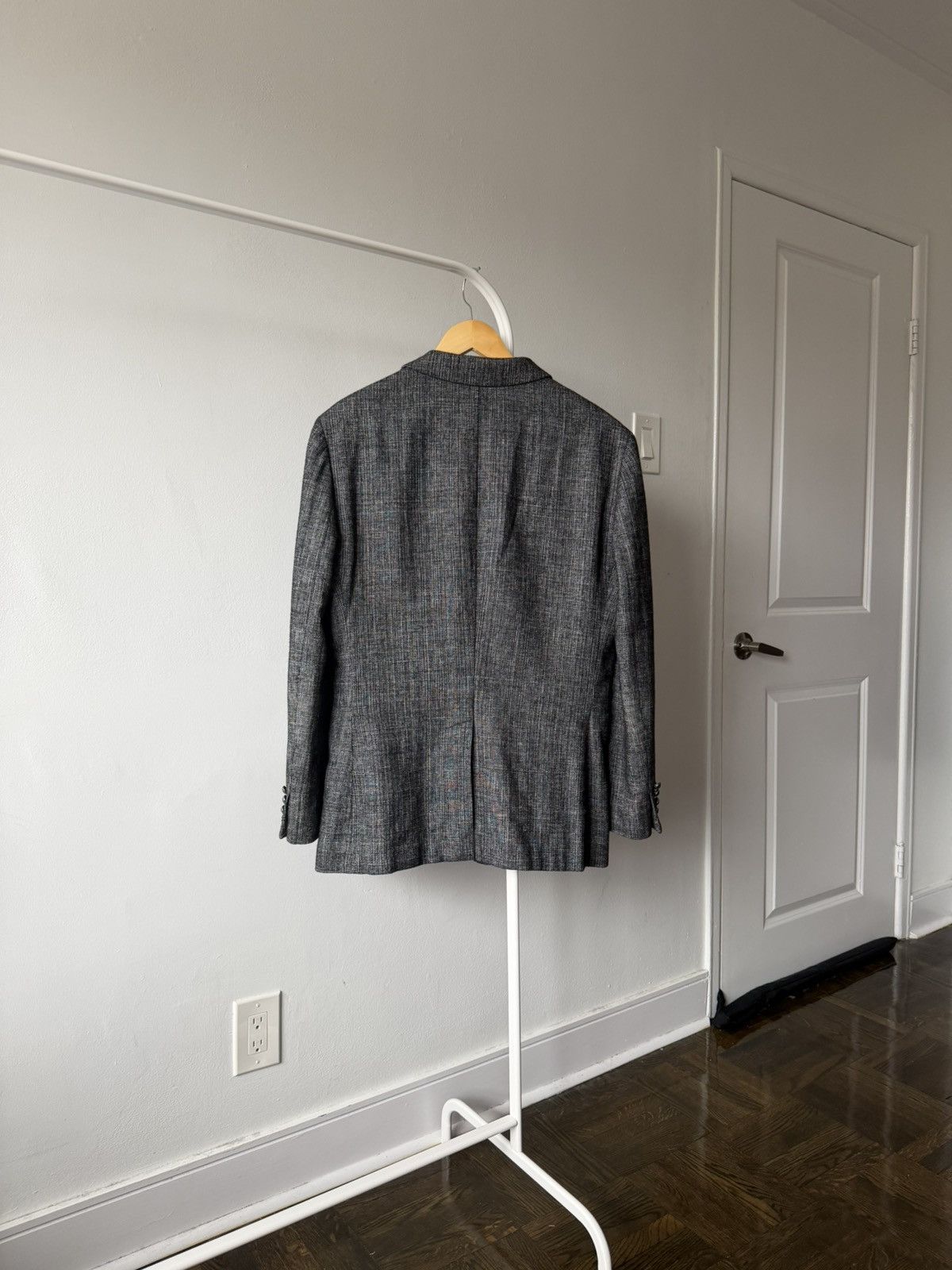 John Varvatos John Varvatos USA Luxe Blazer 42R Gray Sport Coat Jacket Size US L / EU 52-54 / 3 - 12 Thumbnail