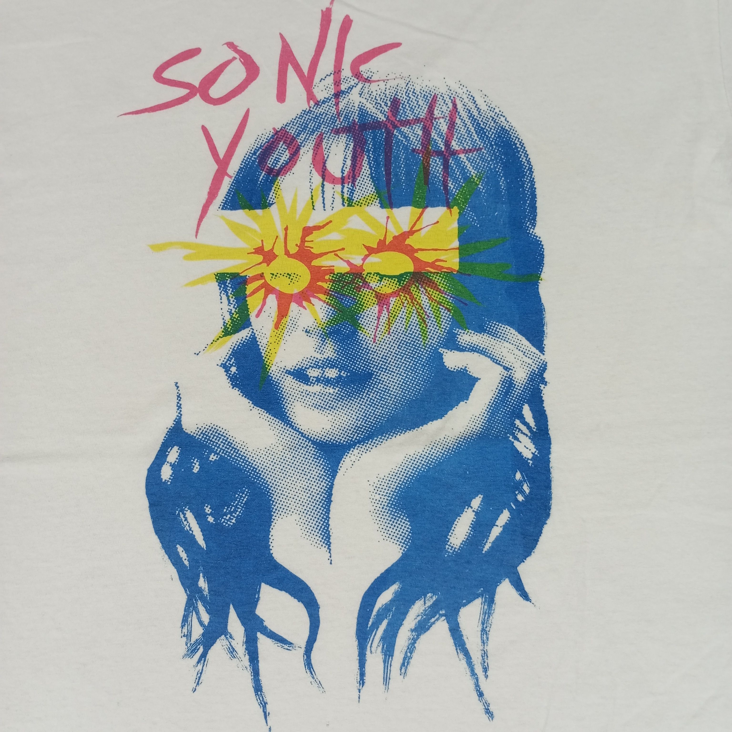 Band Tees × Vintage Sonic Youth Band Rock Music Streetwear Style Tshirt Size US S / EU 44-46 / 1 - 2 Thumbnail
