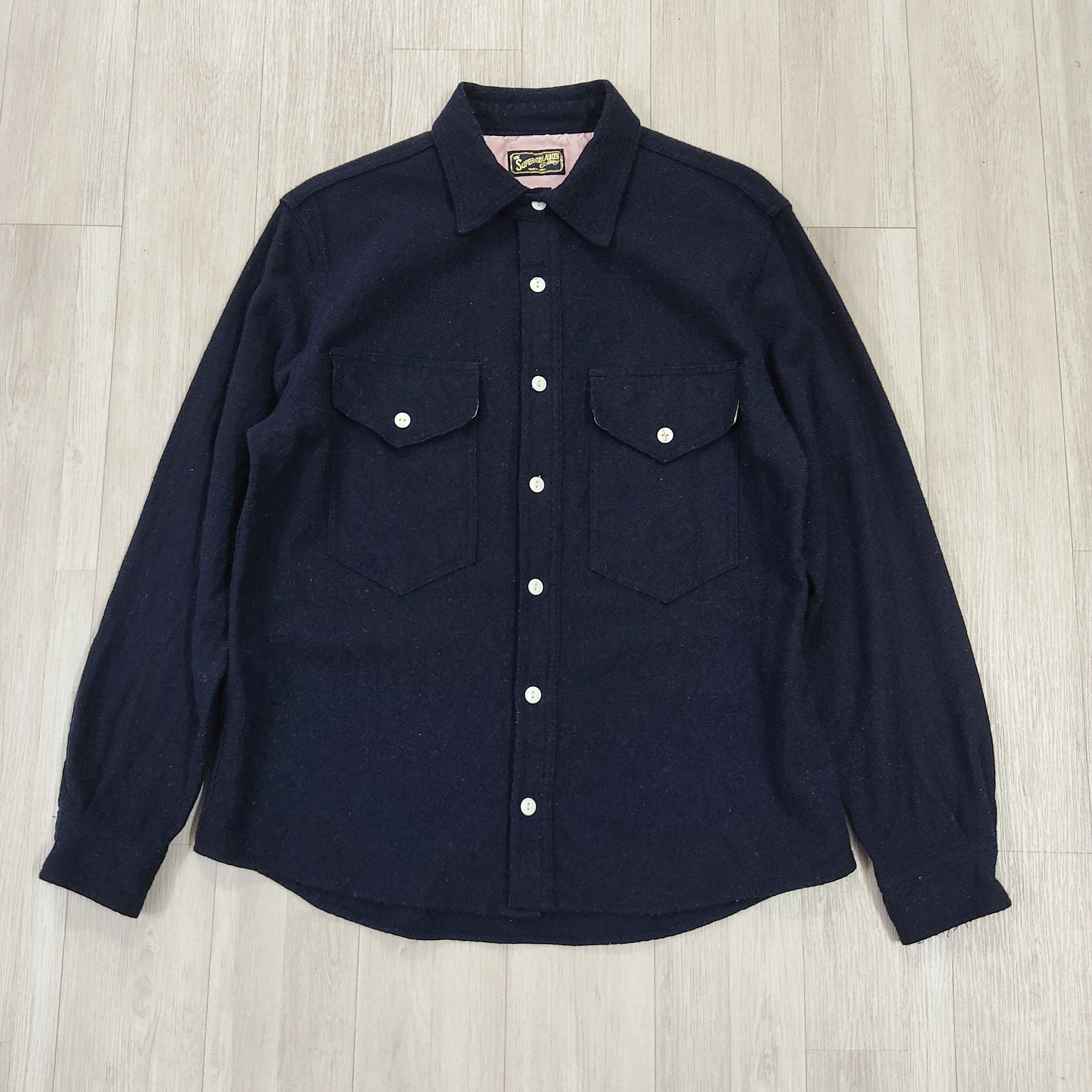 The Superior Labor The Superior Labor Wool Nylon Light Shirt Jacket Size US M / EU 48-50 / 2 - 4 Thumbnail