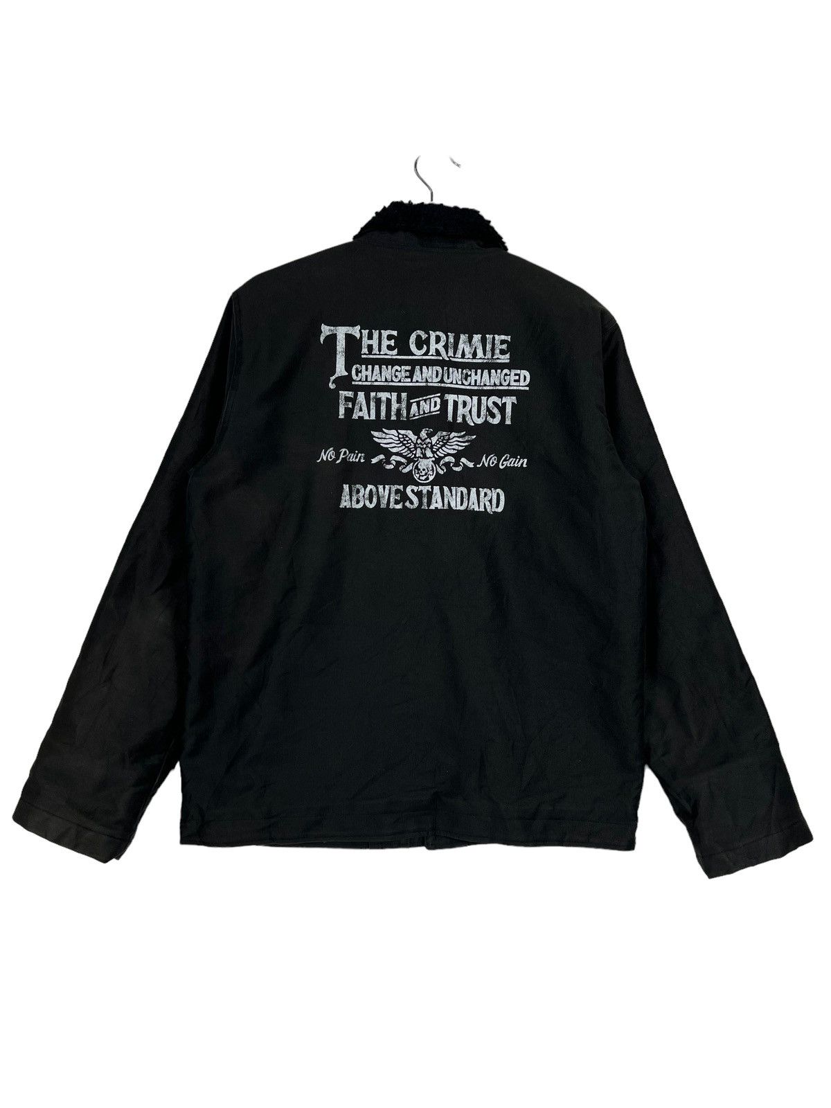 Japanese Brand THE CRIMIE LIBERTY RIDER MOTO N1 DECK JACKET MADE IN JAPAN Size US L / EU 52-54 / 3 - 2 Thumbnail