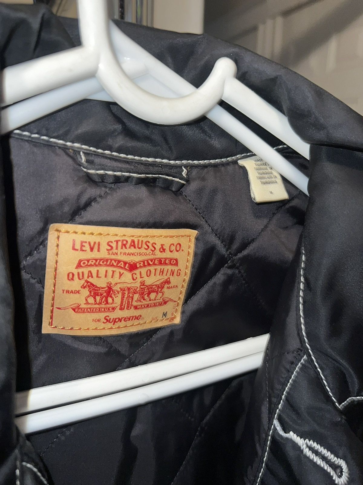 Levi's × Supreme Levis supreme nylon jacket Size US M / EU 48-50 / 2 - 5 Thumbnail