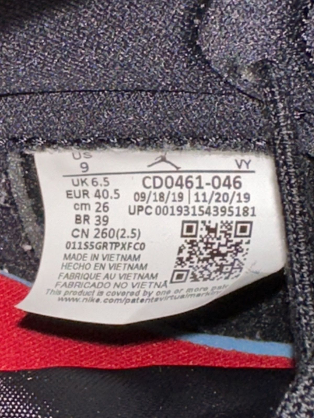 Jordan Brand Wmns Air Jordan 1 High OG 'NC to Chi' Size US 9 / IT 39 - 7 Thumbnail