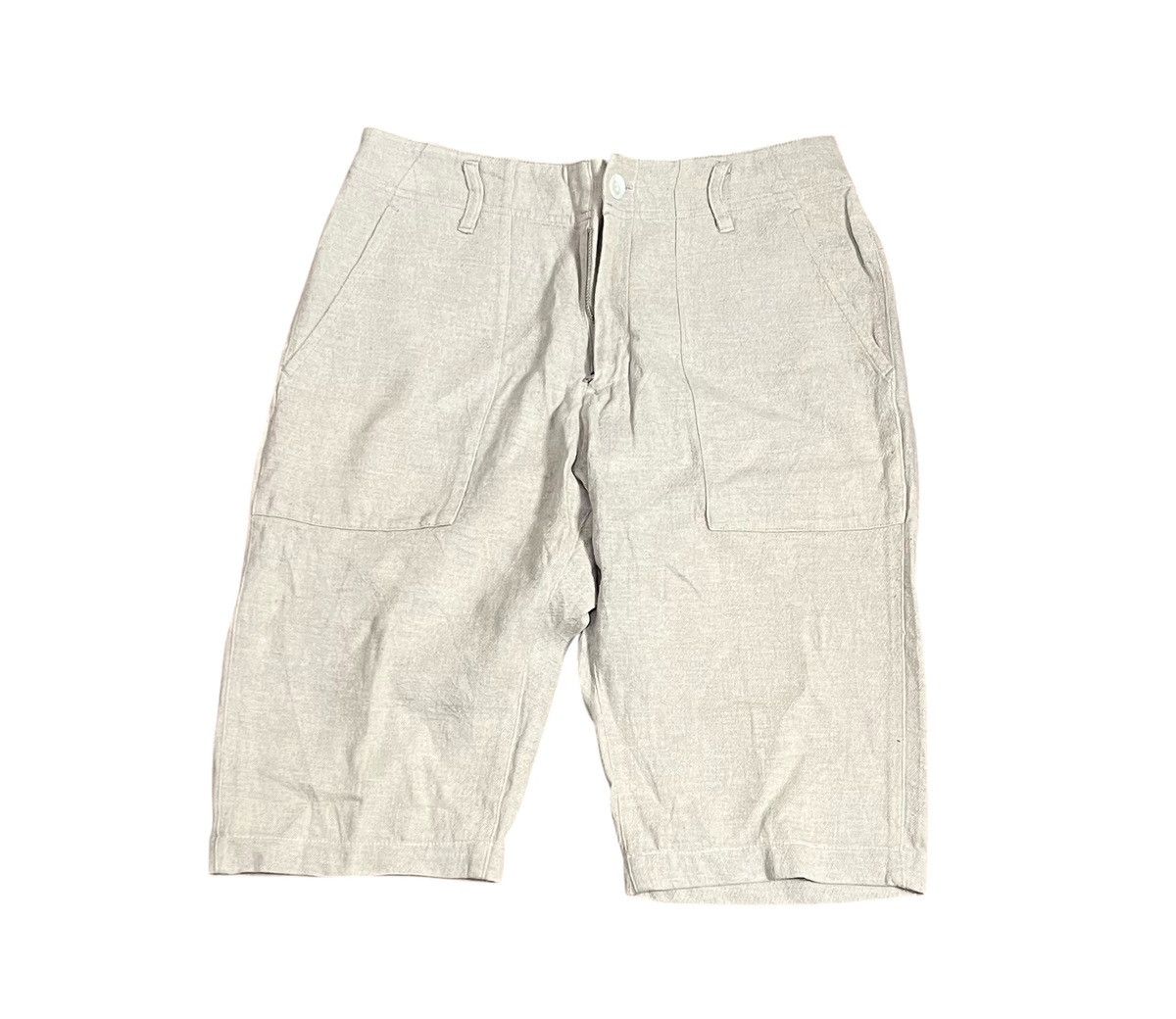 Issey Miyake Vintage issey miyake plantation textured broken white shorts Size US 28 / EU 44 - 1 Thumbnail