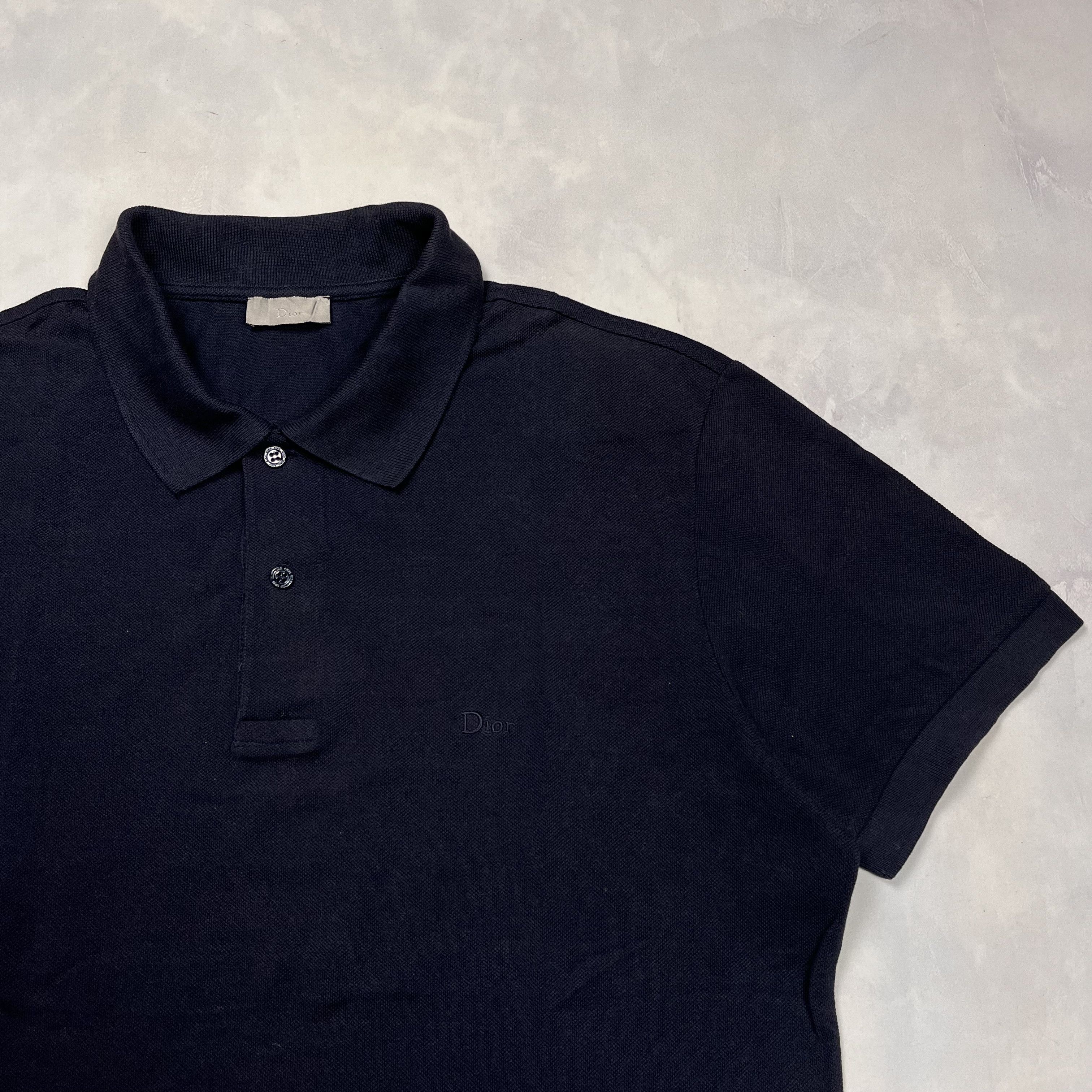Dior Dior Poloshirt Small Logo Embroiderry Navy Size US L / EU 52-54 / 3 - 2 Thumbnail