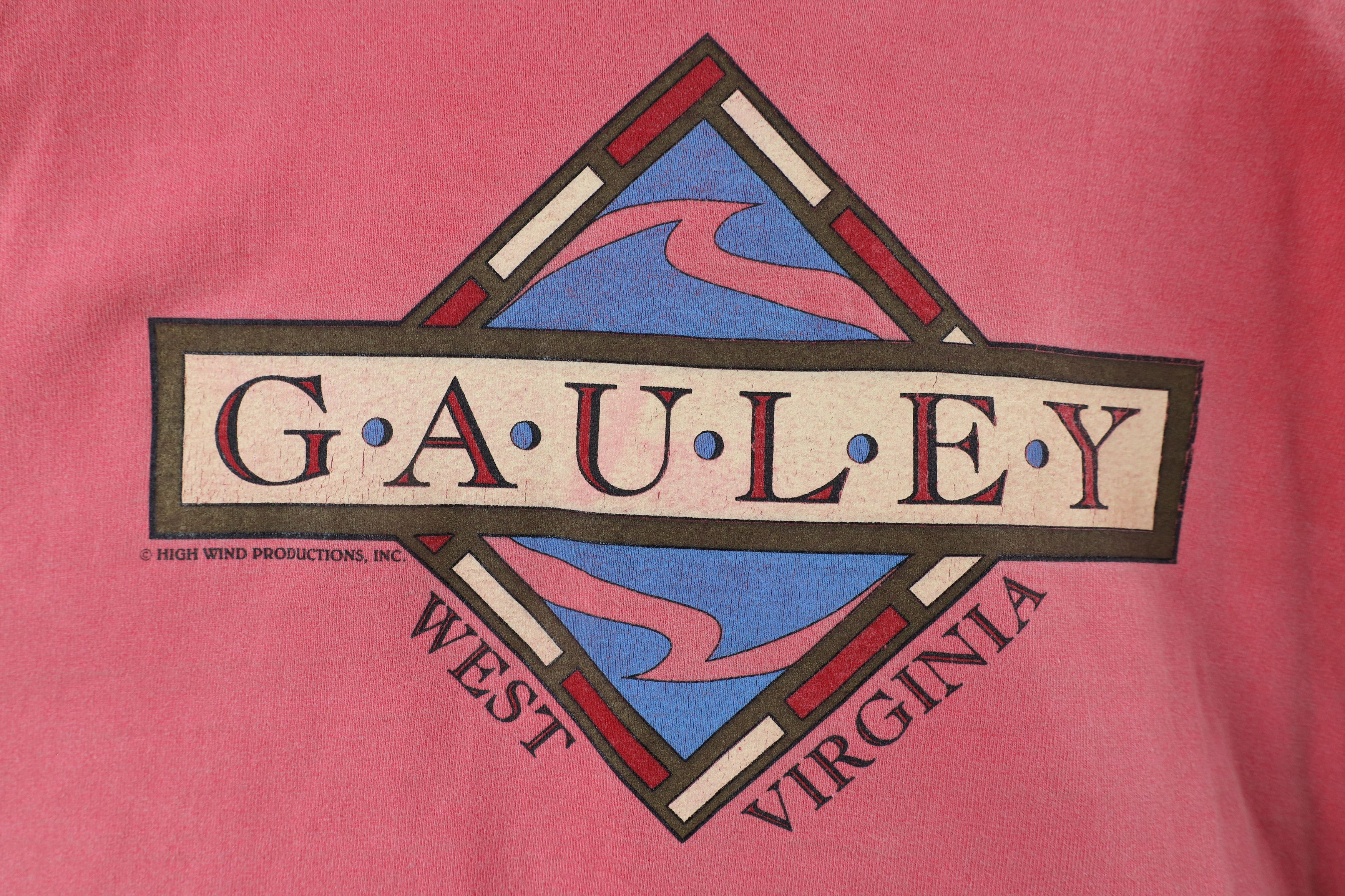 Vintage Vintage 90s American Runners Gauley West Virginia T-Shirt Size US XXL / EU 58 / 5 - 9 Thumbnail