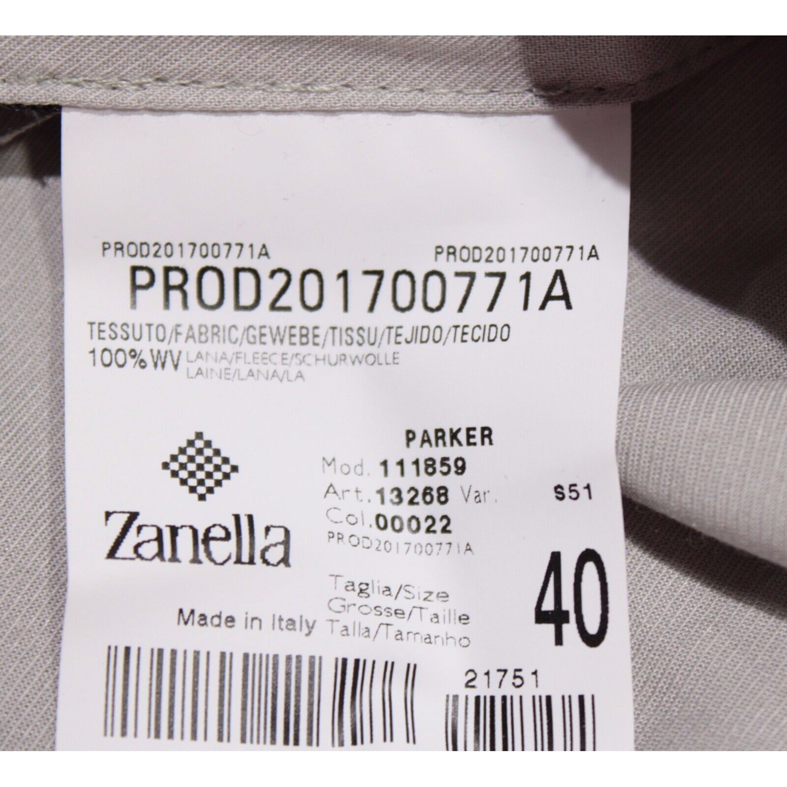 Zanella Zanella New with tags Dress Pants Size 40 US In Gray Size US 40 / EU 56 - 5 Thumbnail