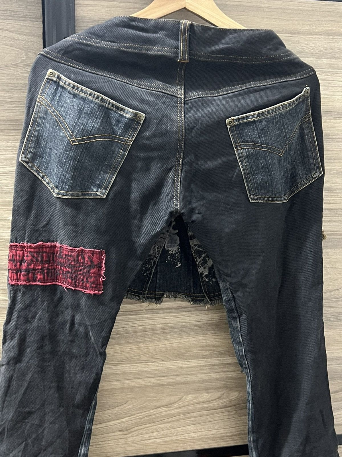 Other ALGONQUIN PUNK PANTS GOTHIC BONDAGE CLLASIC JEANS Size US 31 - 18 Thumbnail