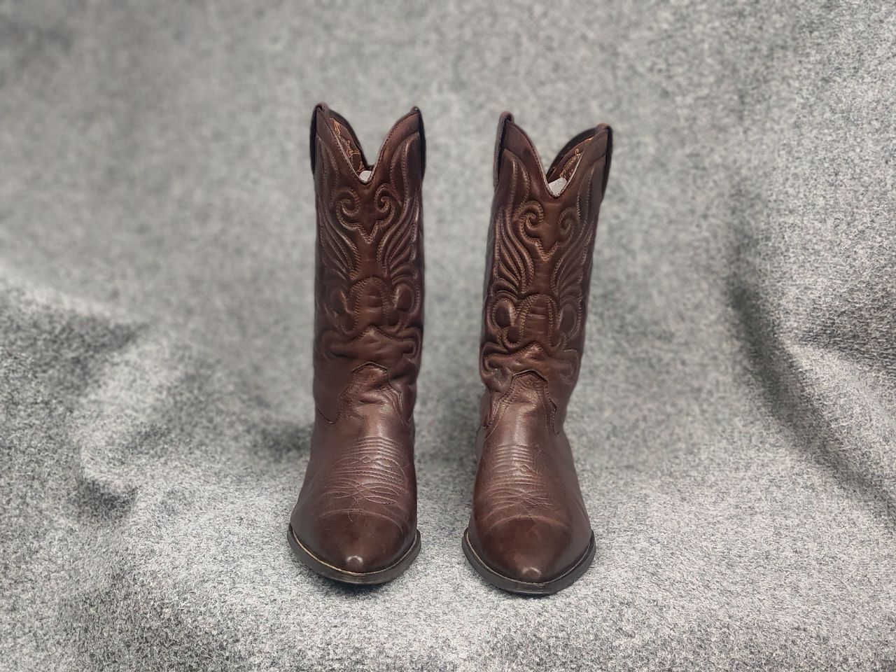 Sancho Boots Vintage 90's Joe Sanchez Leather Logo Western Cowboy Boots Size US 8 / EU 41 - 5 Thumbnail