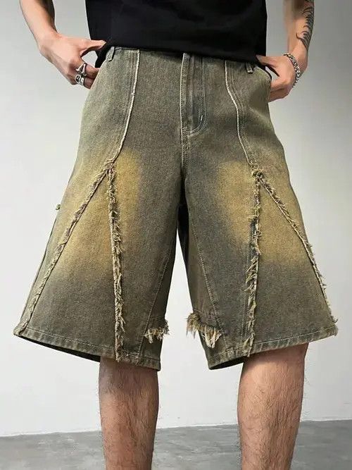 Other Hirota x Gotoh Washed Y2k Shorts Jorts Opium Denim Size US 32 / EU 48 - 8 Thumbnail