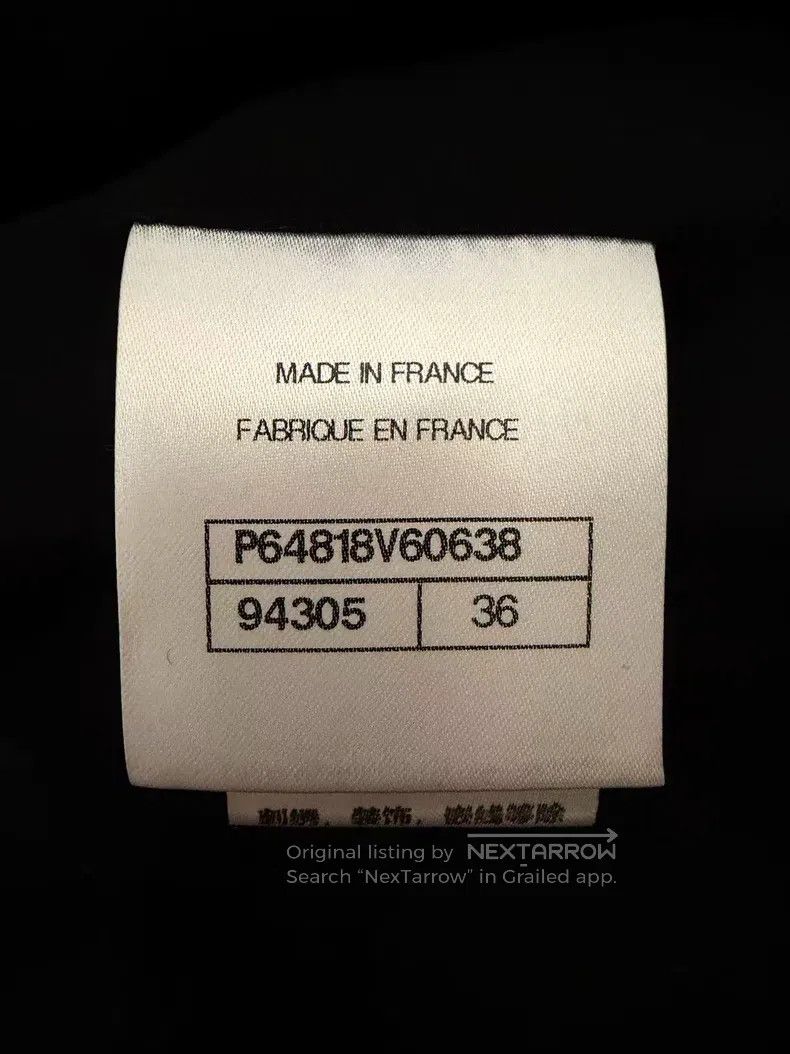 Chanel Chanel 20B Autumn and Winter Preview Series Black Tweed Fi Size XS / US 0-2 / IT 36-38 - 4 Thumbnail