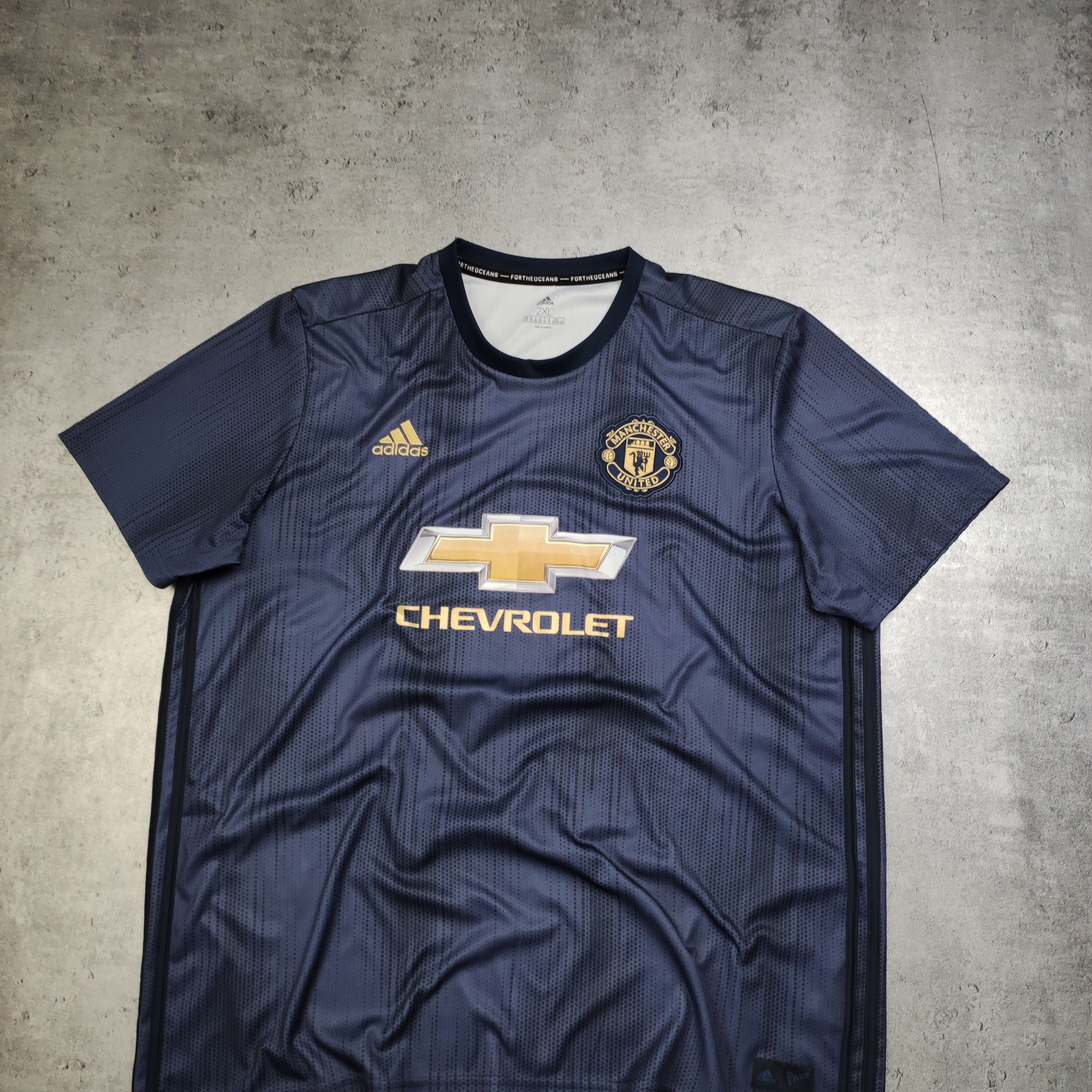 Adidas RARE 2018 Adidas x Parley Manchester United Football Jersey Size US XXL / EU 58 / 5 - 2 Thumbnail