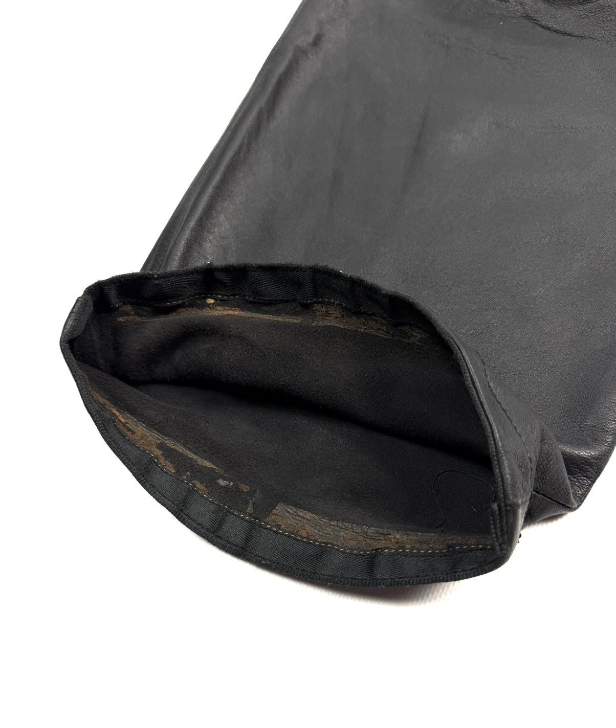 Leather Vintage Leonardo Vera Pelle Italy Leather Pants Relaxed Fit Size US 34 / EU 50 - 15 Thumbnail
