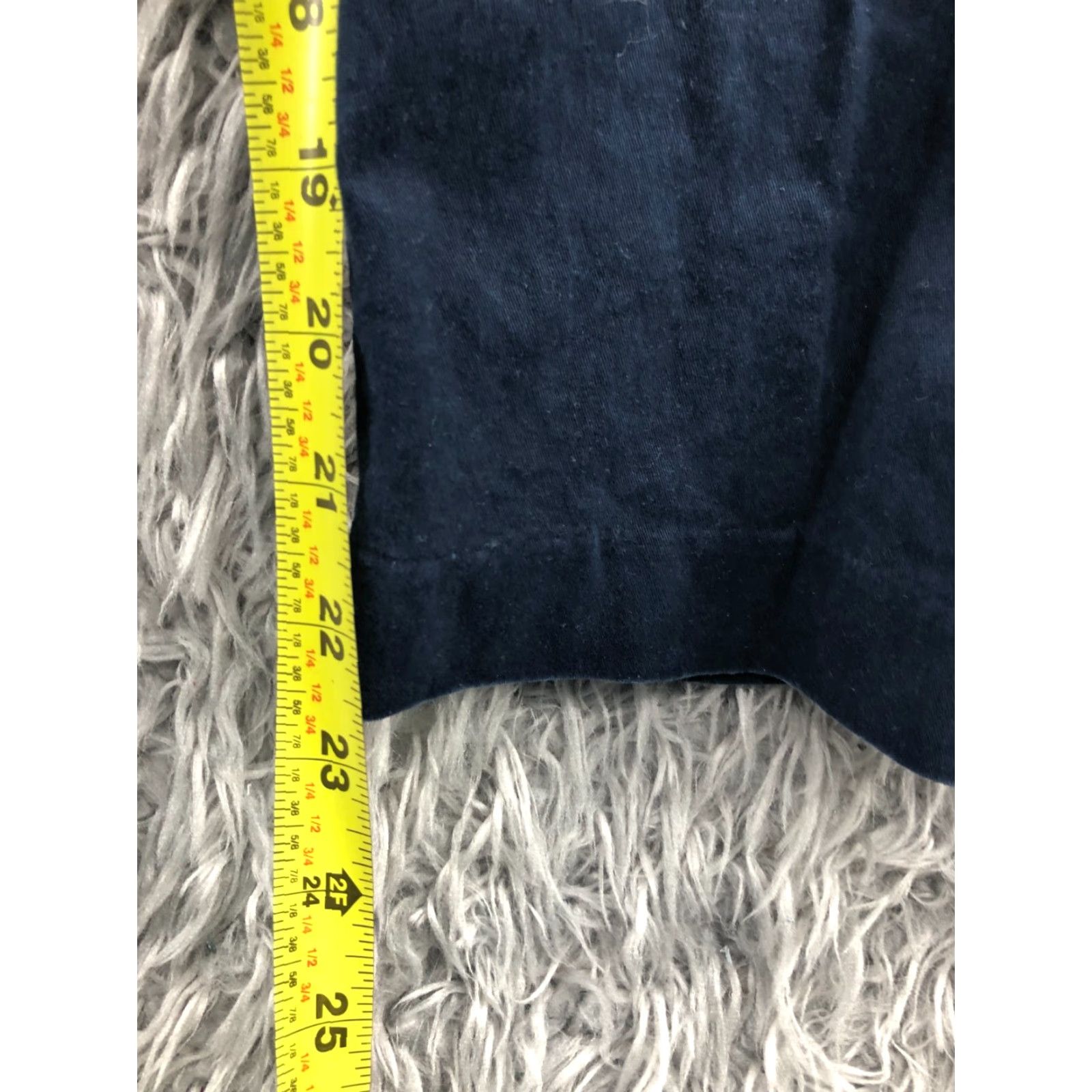 Tommy Hilfiger Tommy Hilfiger Slim Crop Chino Pants Womens Size 10 Mid Rise Blue Chino Everyday Wear Womens Size 32" / US 10 / IT 46 - 3 Thumbnail