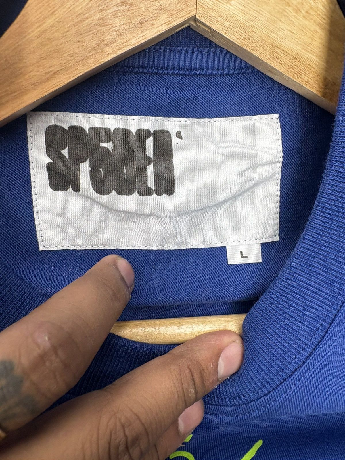 Sp5der BLUE TM TEE | SP5DER | KING SPIDER Size US L / EU 52-54 / 3 - 4 Thumbnail