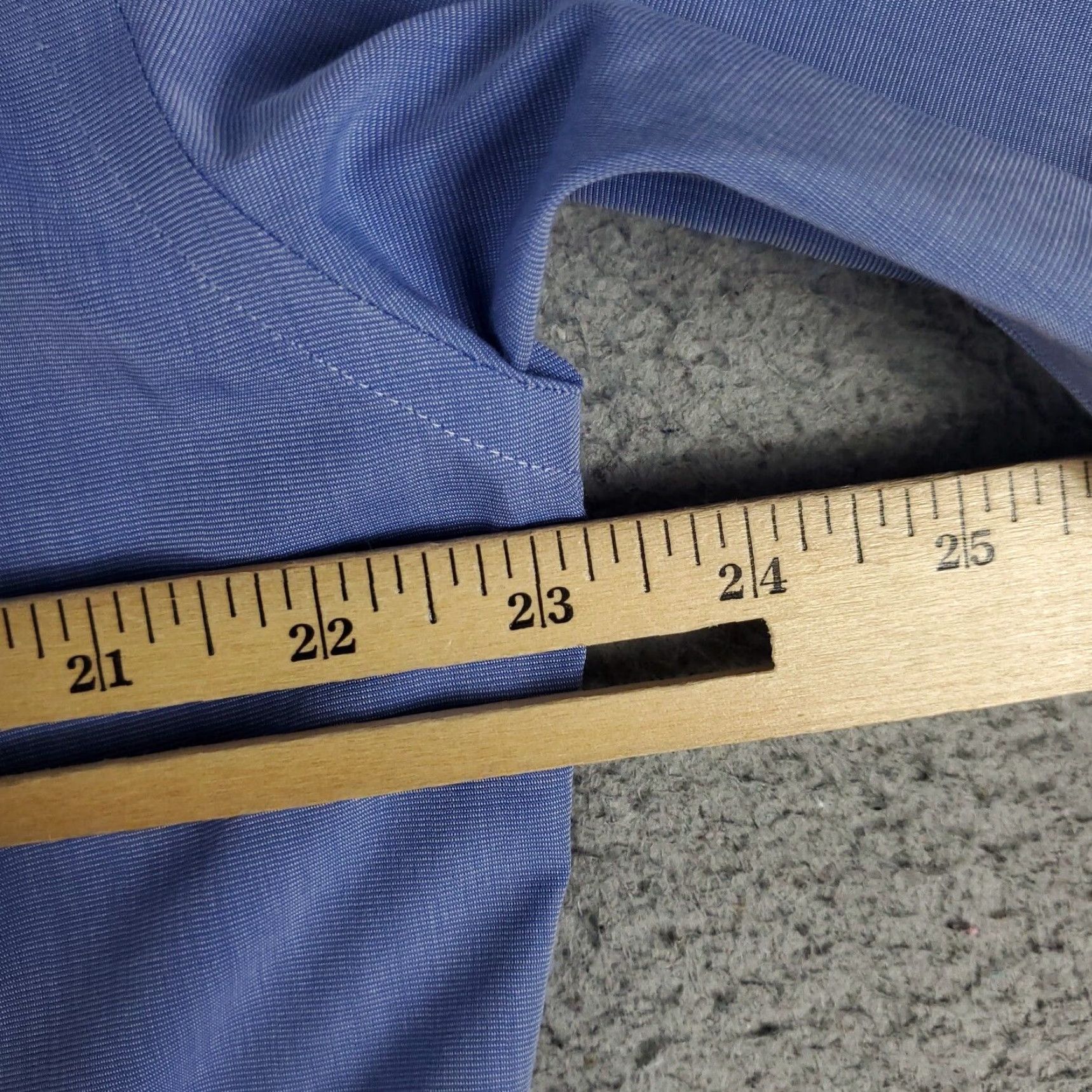 Brooks Brothers VINTAGE Brooks Brothers Men’s Dress Shirt Size 15.5 Blue Cotton Short Sleeve Business Casual Formal Wedding Size 40R - 7 Thumbnail