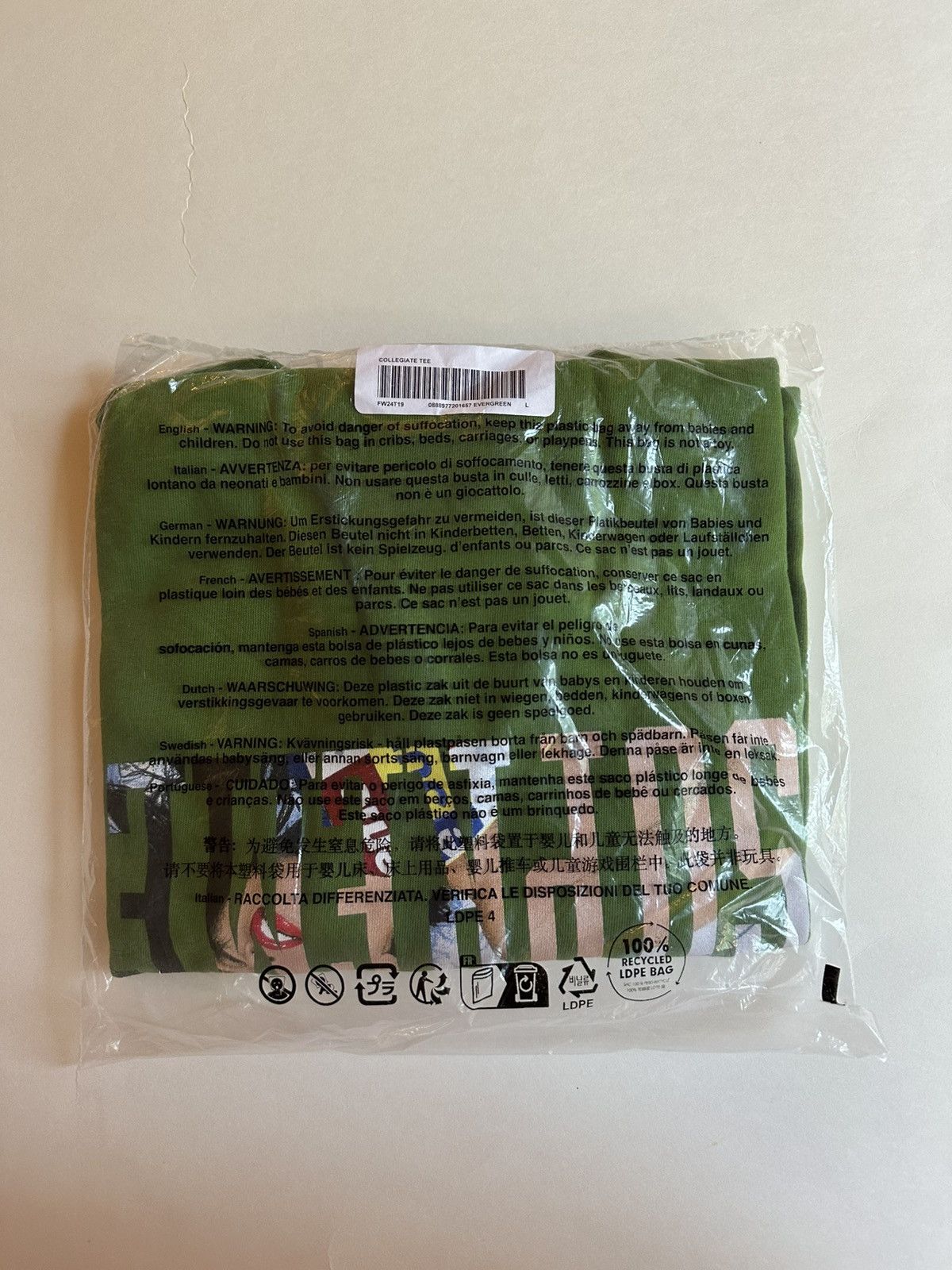 Supreme Supreme Tera Patrick Collegiate Tee Size US L / EU 52-54 / 3 - 2 Thumbnail