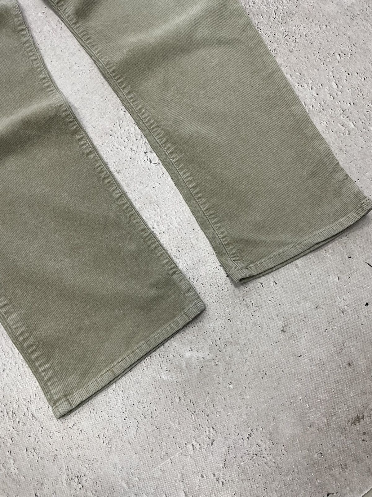 Armani Armani Jeans beige retro velvet classic comfort fit pants Size US 33 - 5 Thumbnail