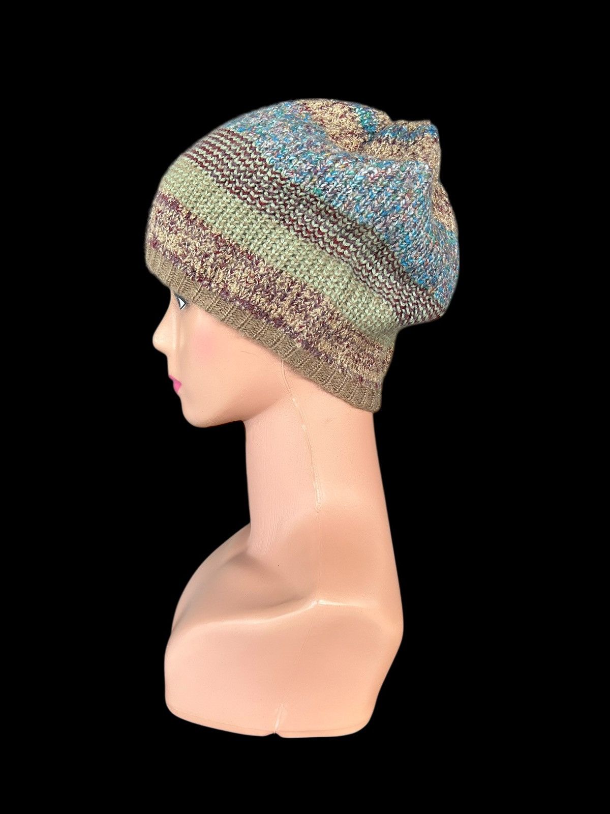 Japanese Brand × Kapital × Vintage Crochet Knitted Handmade Beanie Hats Size ONE SIZE - 2 Thumbnail