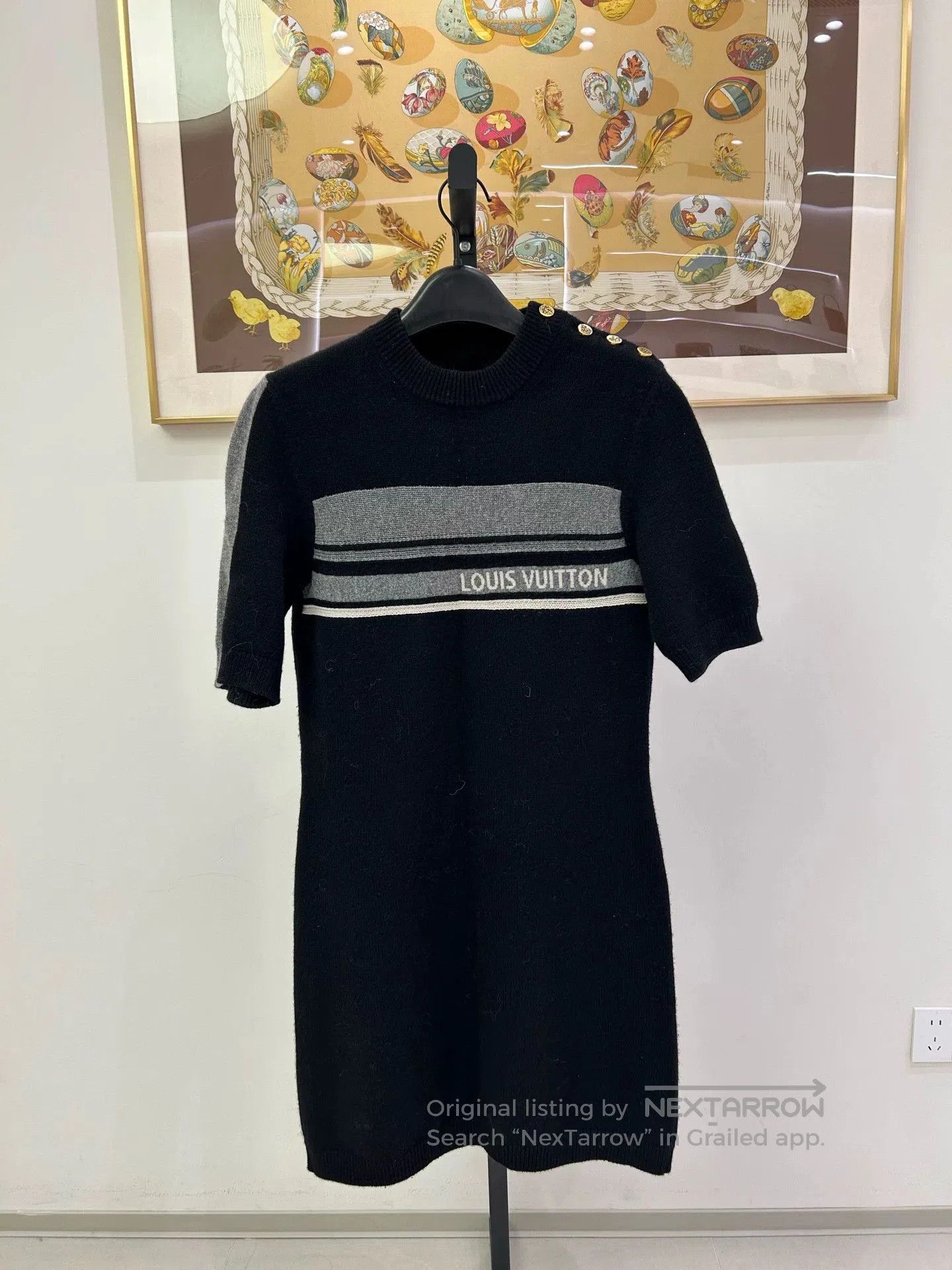 Louis Vuitton LV Women's Knit Logo Dress. Size XS / US 0-2 / IT 36-38 - 1 Thumbnail