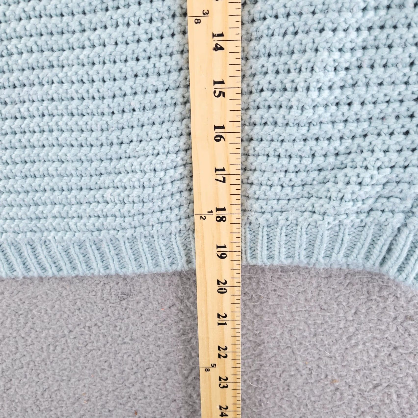 Forever 21 FOREVER 21 Sweater Shirt Womens Small Blue Green Mint Knit Solid Pullover Long Sleeve Vintage No Size S / US 4 / IT 40 - 7 Thumbnail