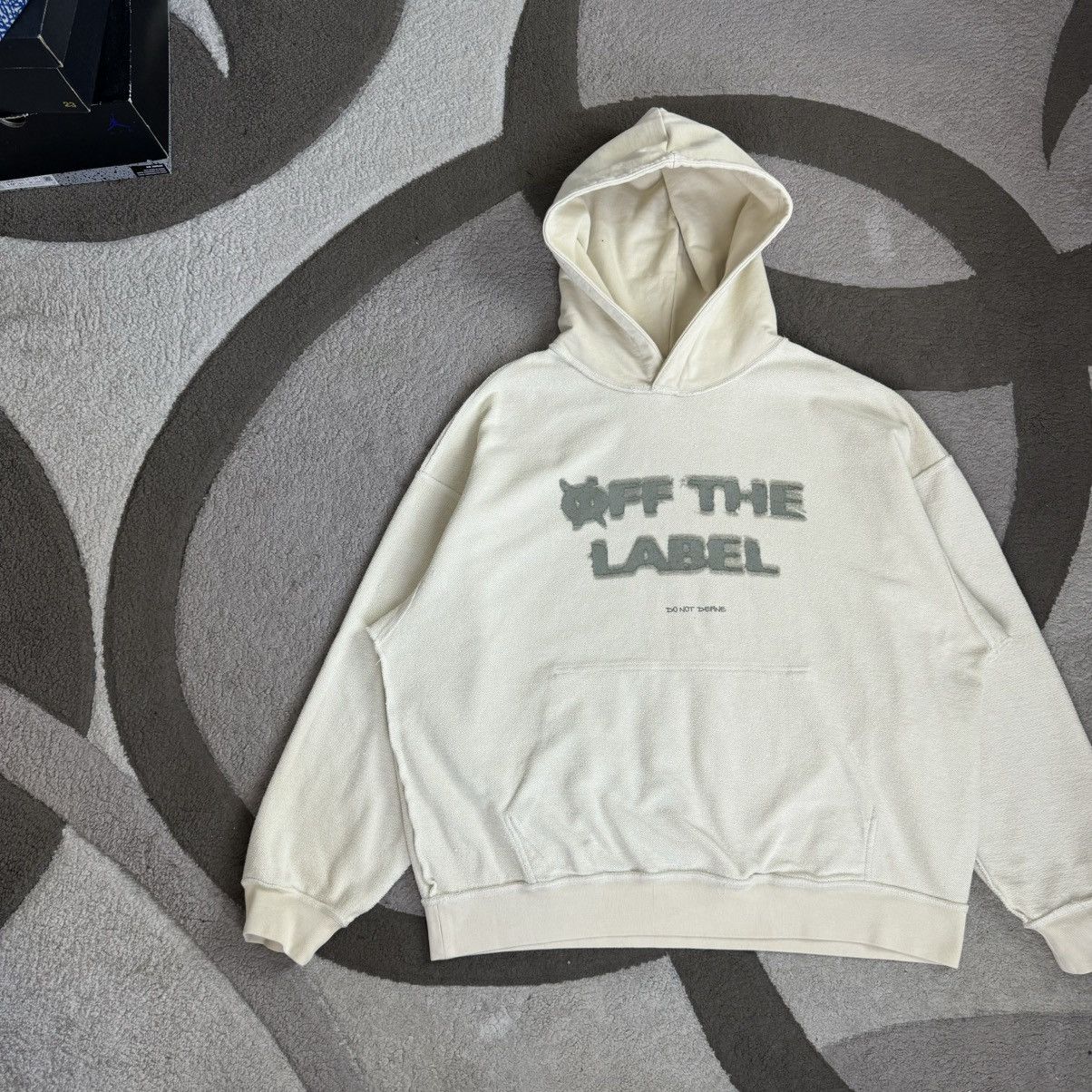 Spyder Off the Label Hoodie Reversible Boxy Fit Beige Streetwear XL Size US XL / EU 56 / 4 - 3 Thumbnail