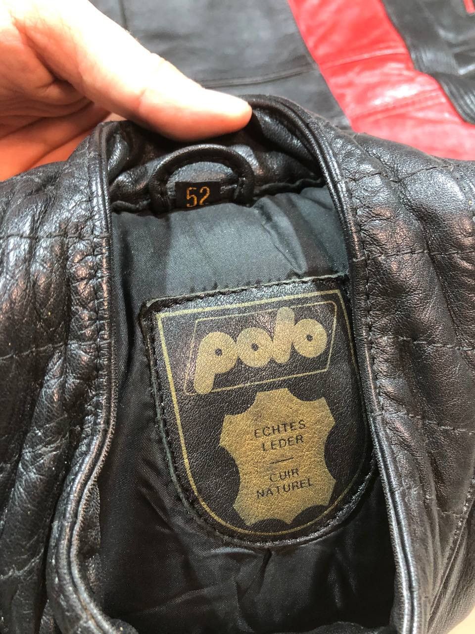 Vintage Polo Racing Moto Biker Leather Jacket Vintage Size US M / EU 48-50 / 2 - 10 Thumbnail