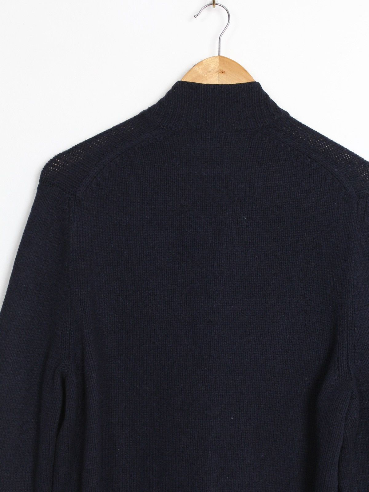 Acne Studios Acne Studios Chest Full Zip Navy Knit Sweater Size US S / EU 44-46 / 1 - 4 Thumbnail