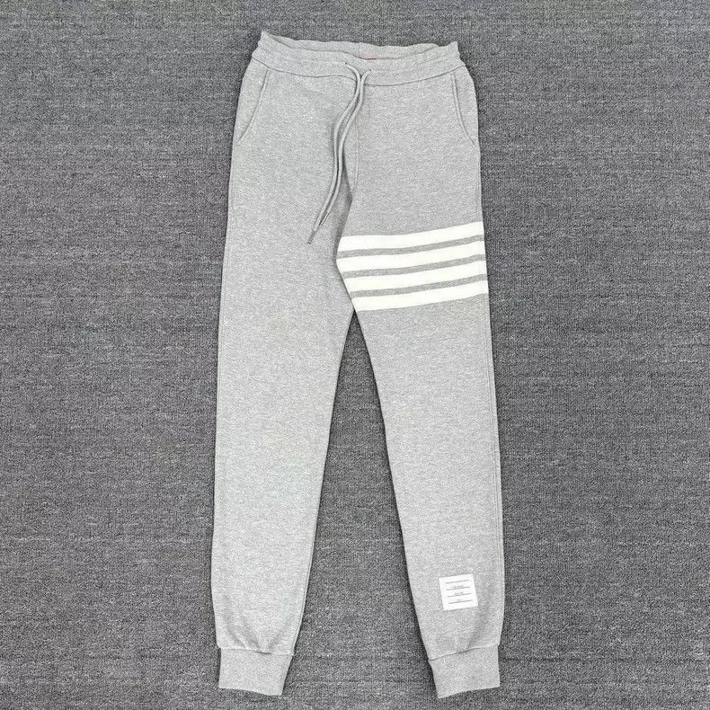 Thom Browne Thom Browne Gray Striped Sweatpants - dmc Size US 30 / EU 46 - 1 Thumbnail
