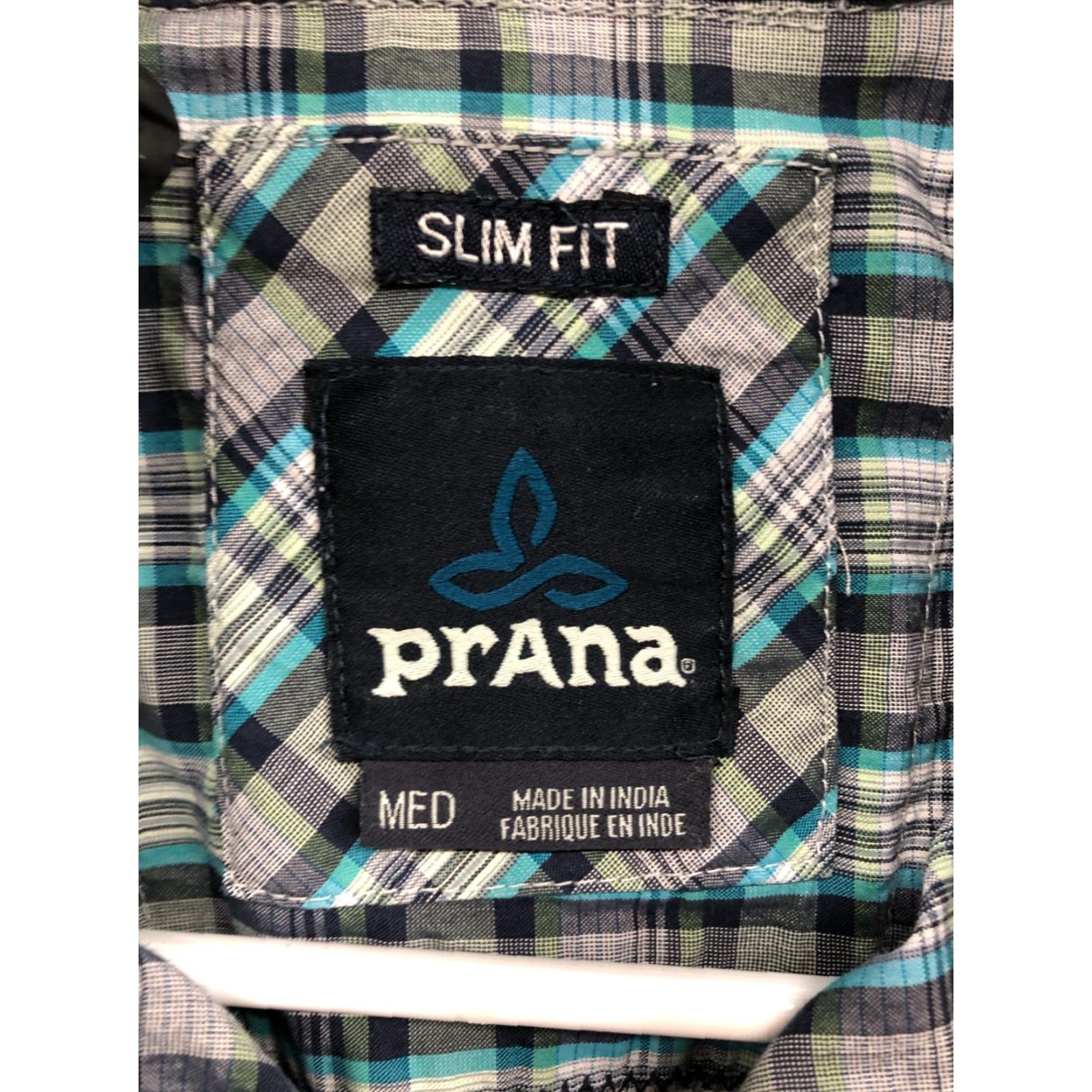 Prana Prana Slim Fit Shirt M Mens Long Sleeve Striped Multicolor Button-Up Size US M / EU 48-50 / 2 - 6 Thumbnail