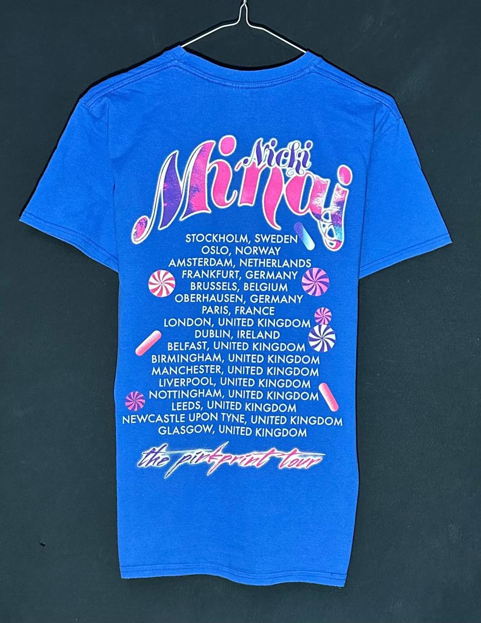 Gildan Nicki Minaj Pink Print Tour T Shirt Music Candy Sexy Gildan Size M / US 6-8 / IT 42-44 - 2 Thumbnail