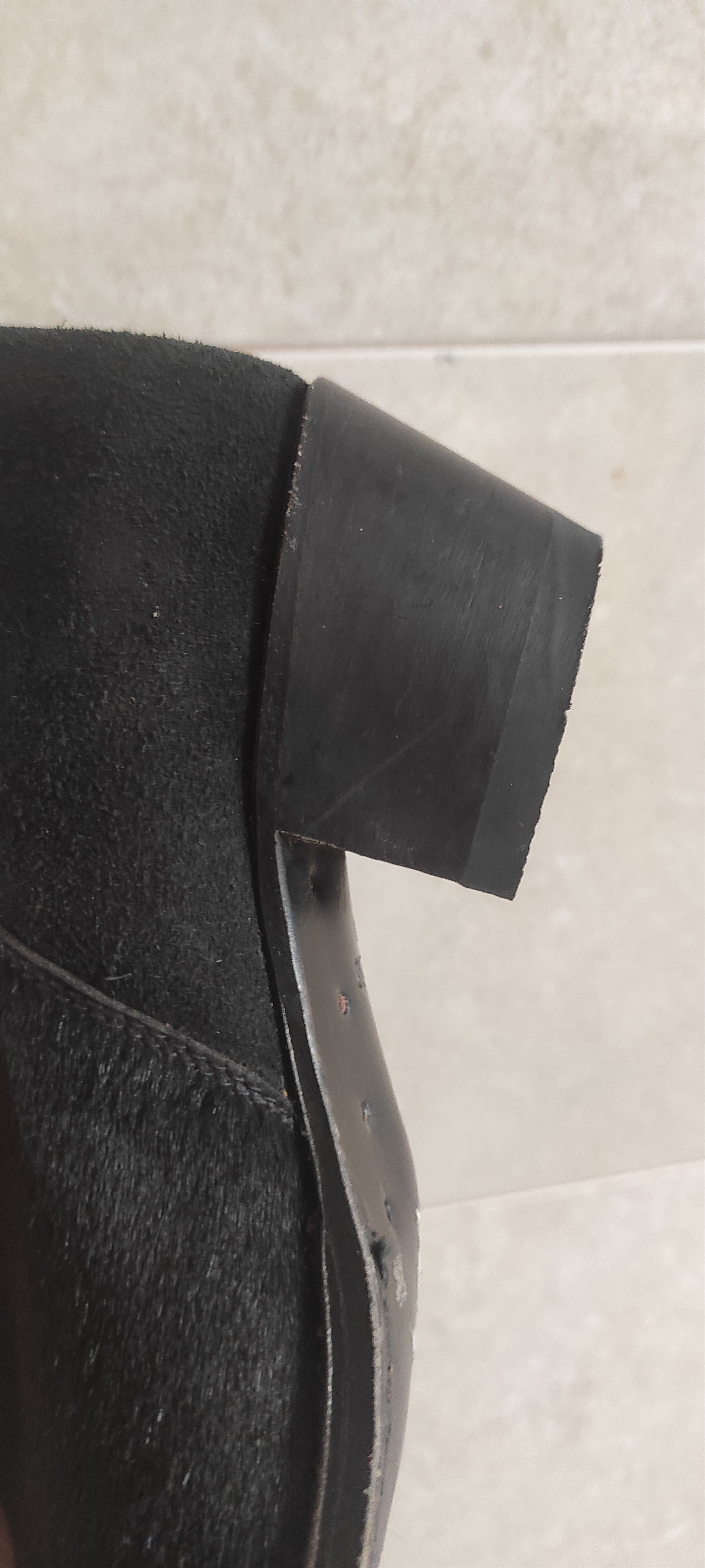 Other Sendra Cowboy Boots Black Suede Leather Ankle Boots Size US 6 / IT 36 - 9 Thumbnail