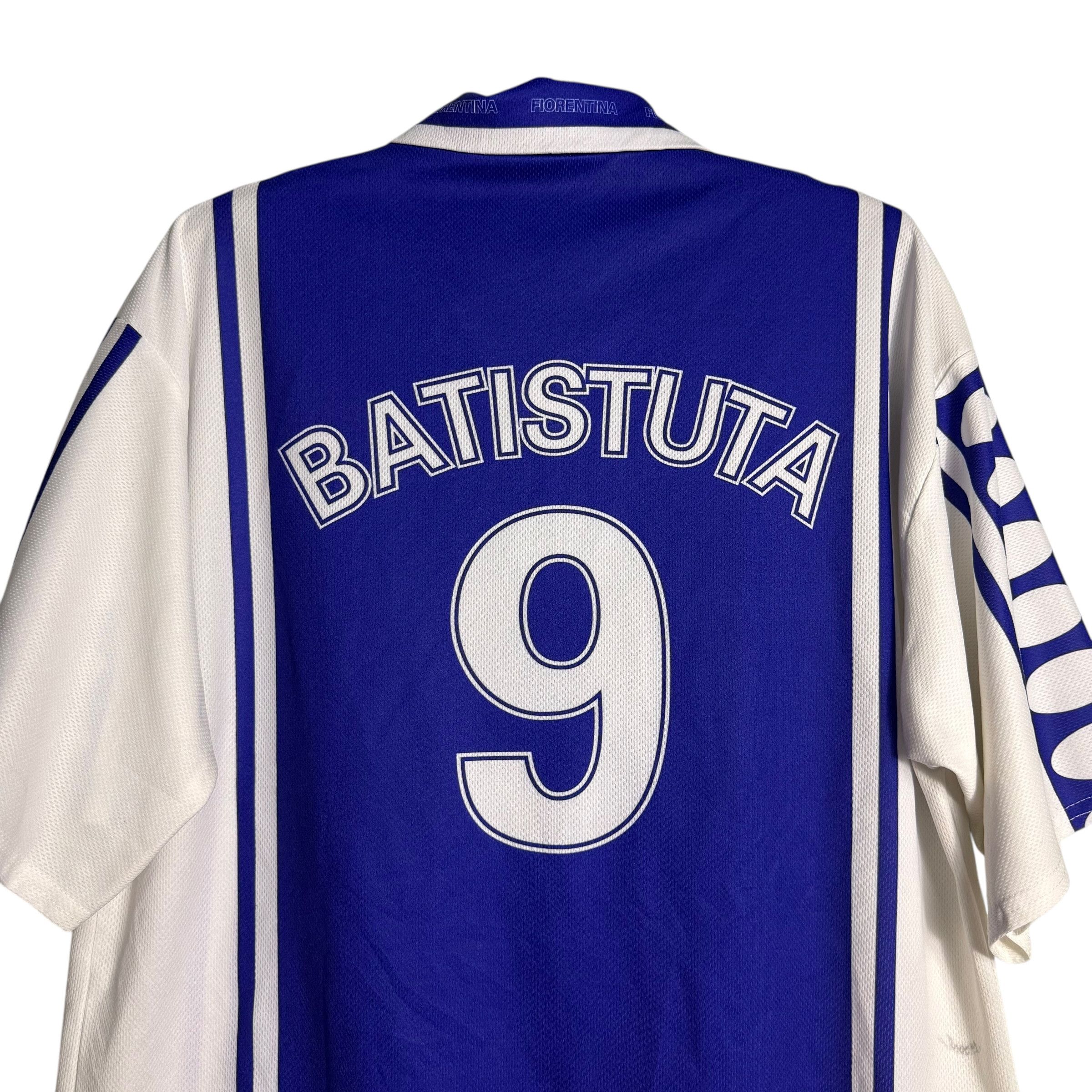 Vintage 🔥RARE🔥Vintage Fiorentina Batistuta #9 Bootleg Jersey Size US XL / EU 56 / 4 - 5 Thumbnail