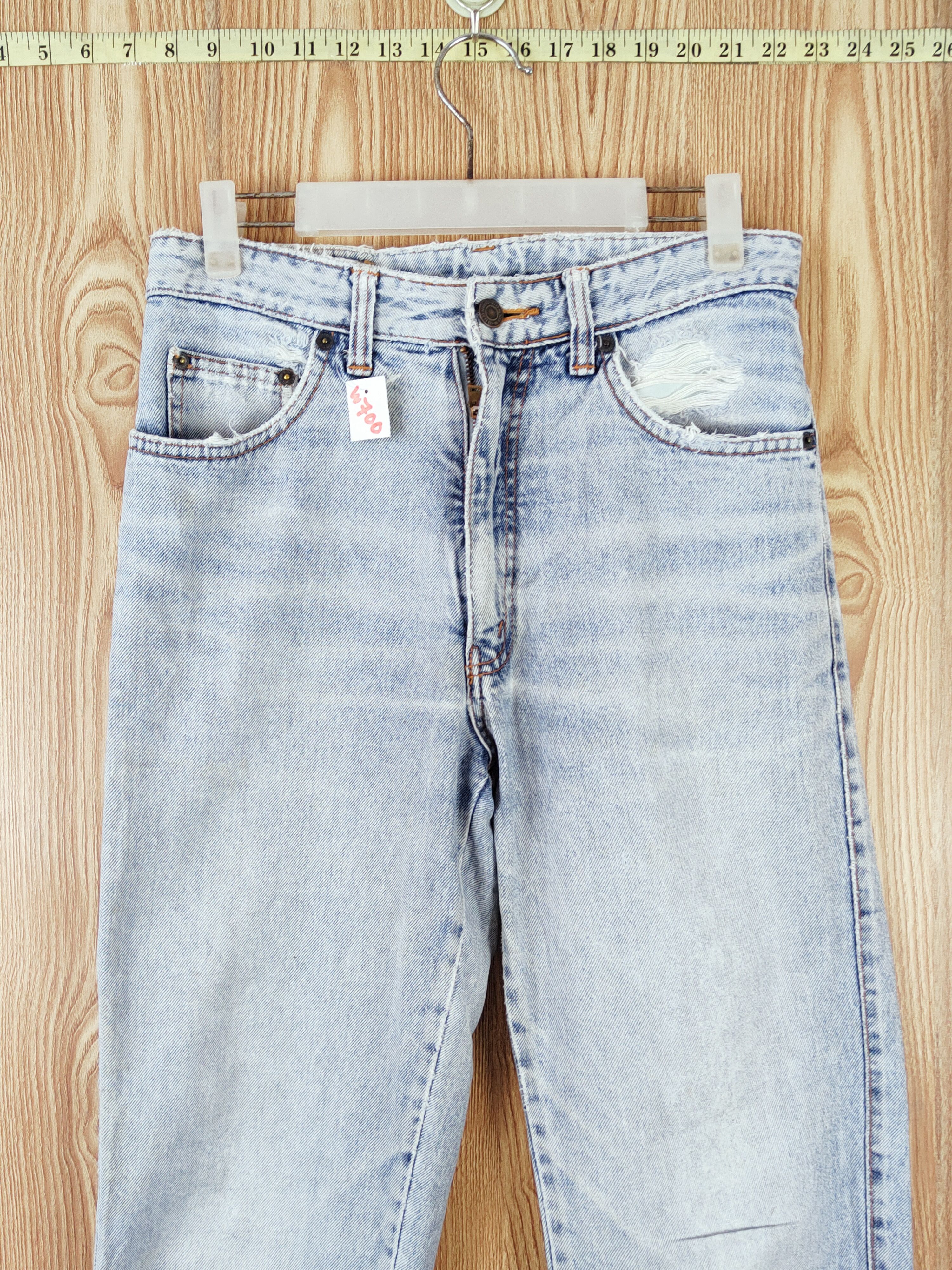 Japanese Brand Bobson Blue Distressed Ripped Jeans #W700 Size US 30 / EU 46 - 2 Thumbnail