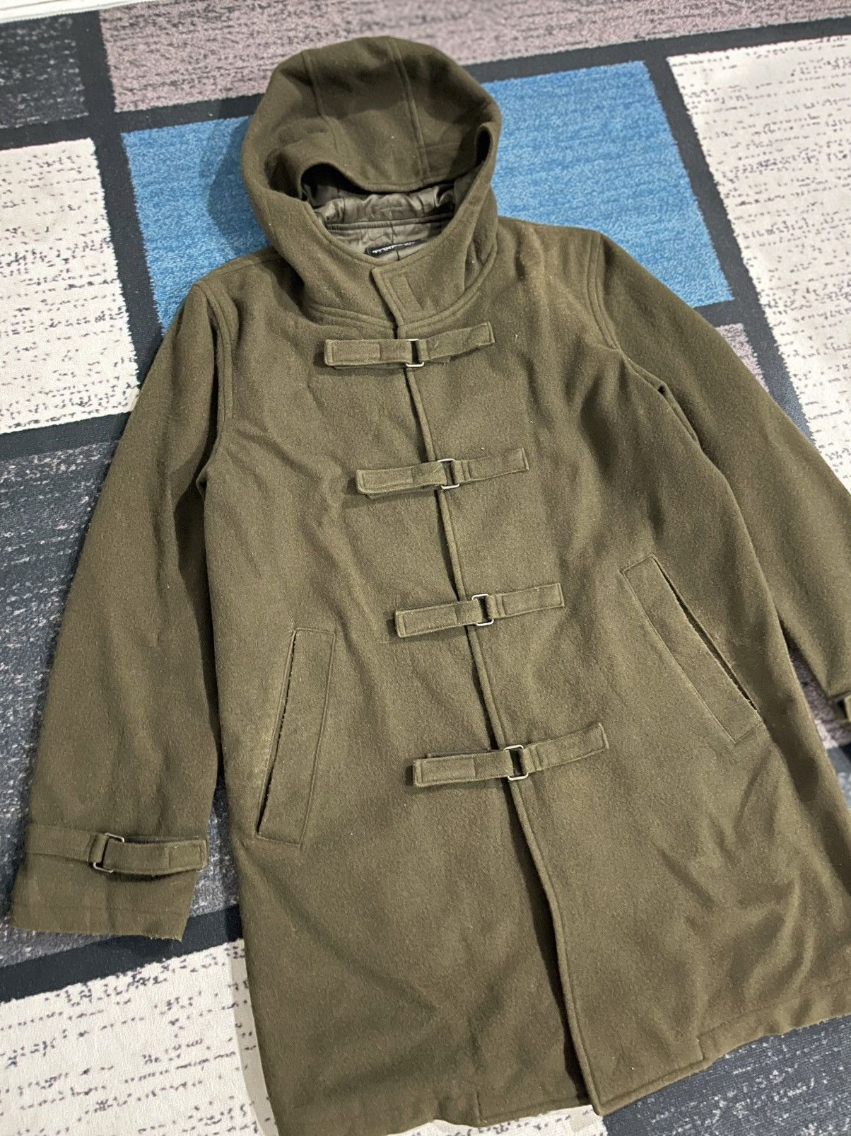 Tornado Mart Vintage Tornado Mart Japan Wool Hoodie Jacket Size US L / EU 52-54 / 3 - 4 Thumbnail