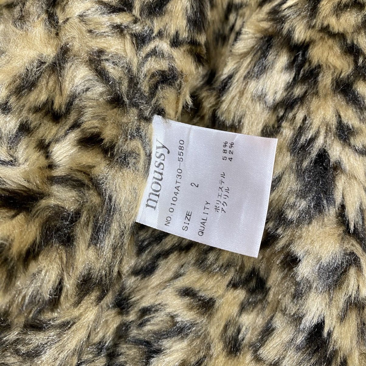 Japanese Brand × Le Grande Bleu (L.G.B.) × MOUSSY Moussy Fur Leopard Inner Parka Jacket Size US M / EU 48-50 / 2 - 10 Thumbnail