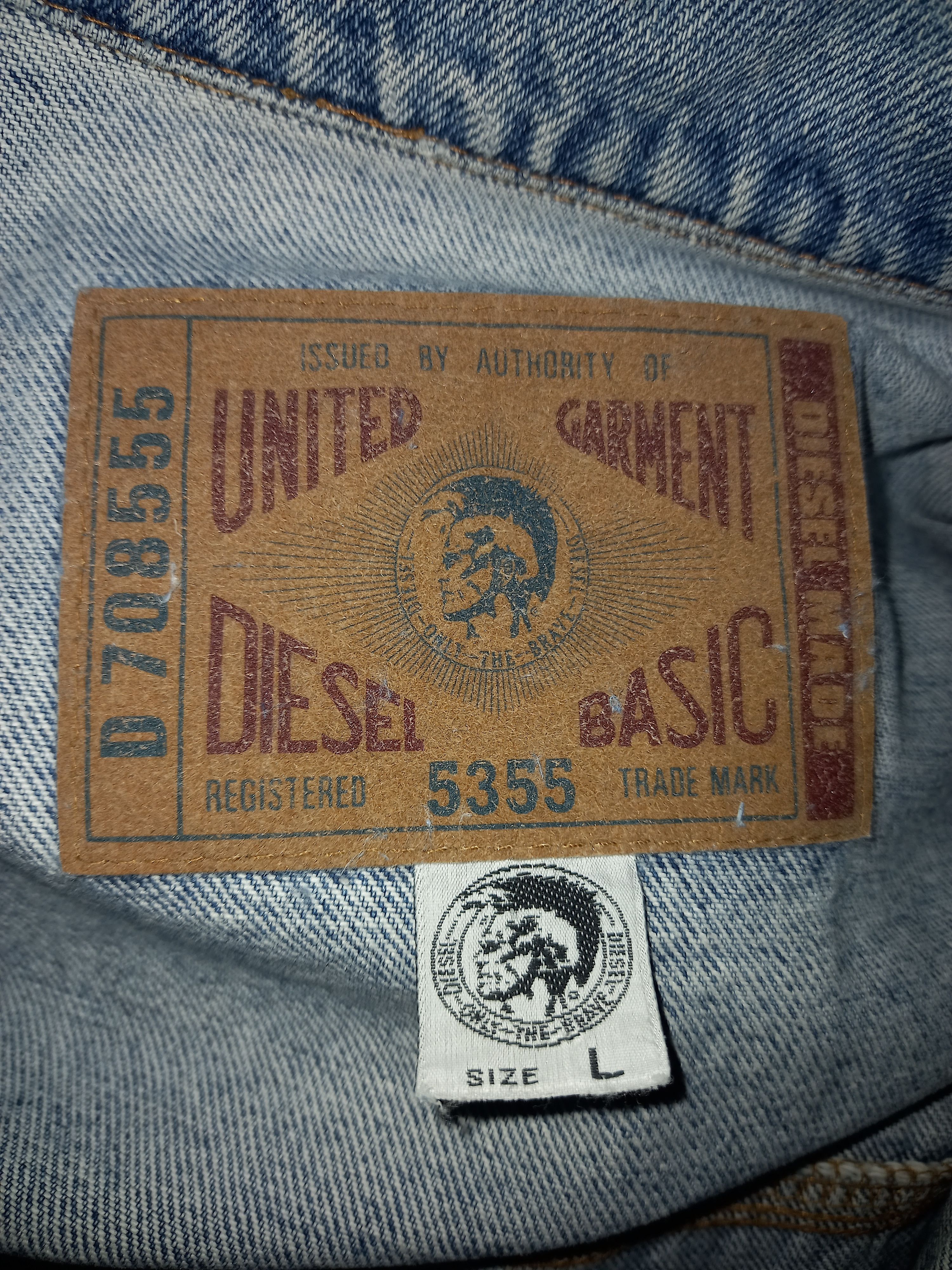 Diesel Diesel blue denim trucker jacket Size US M / EU 48-50 / 2 - 5 Thumbnail