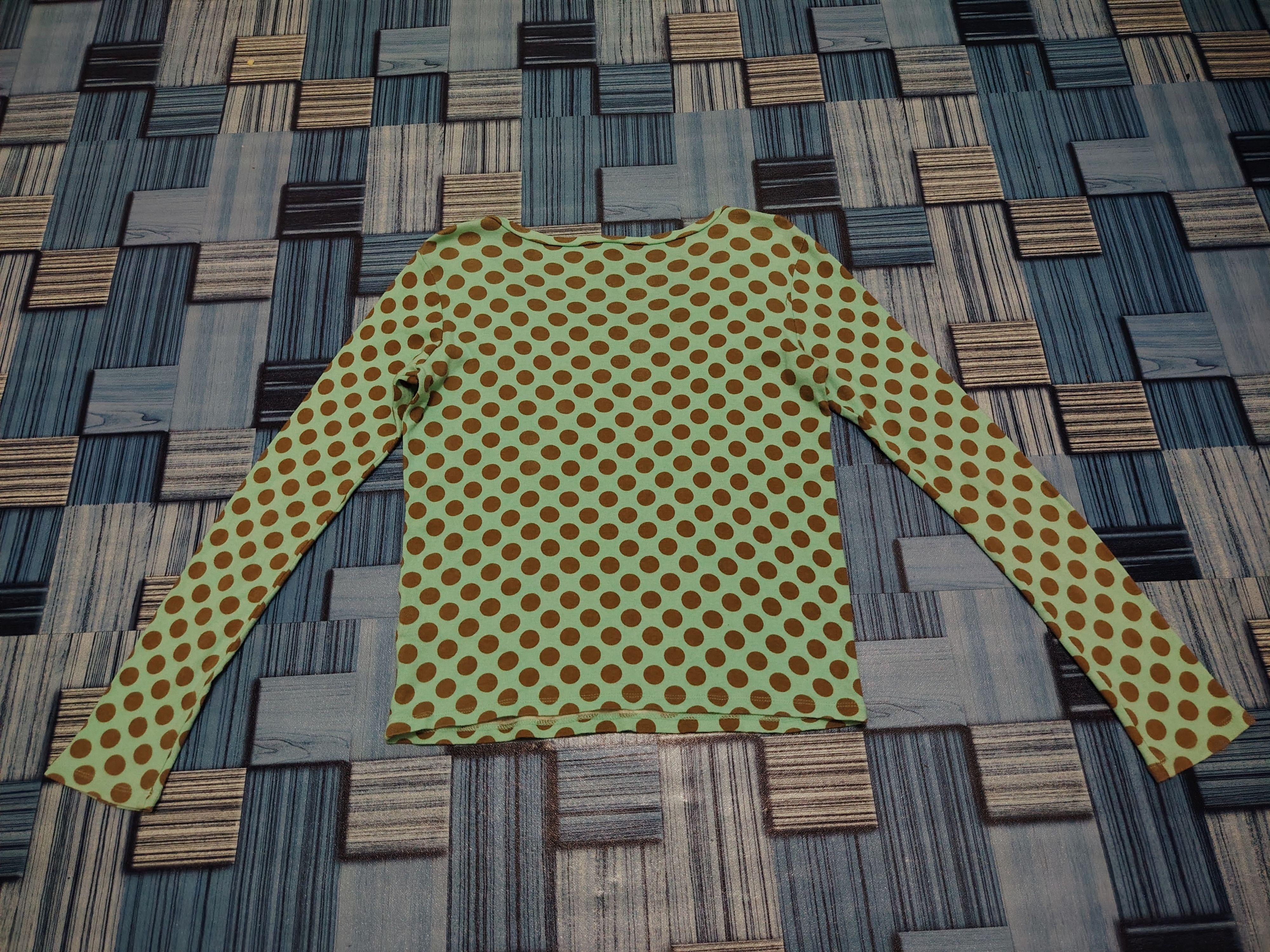 Issey Miyake × Japanese Brand × Sunao Kuwahara Rare! Issey miyake design sunaokuwahara polkadot t shirt Size M / US 6-8 / IT 42-44 - 6 Thumbnail